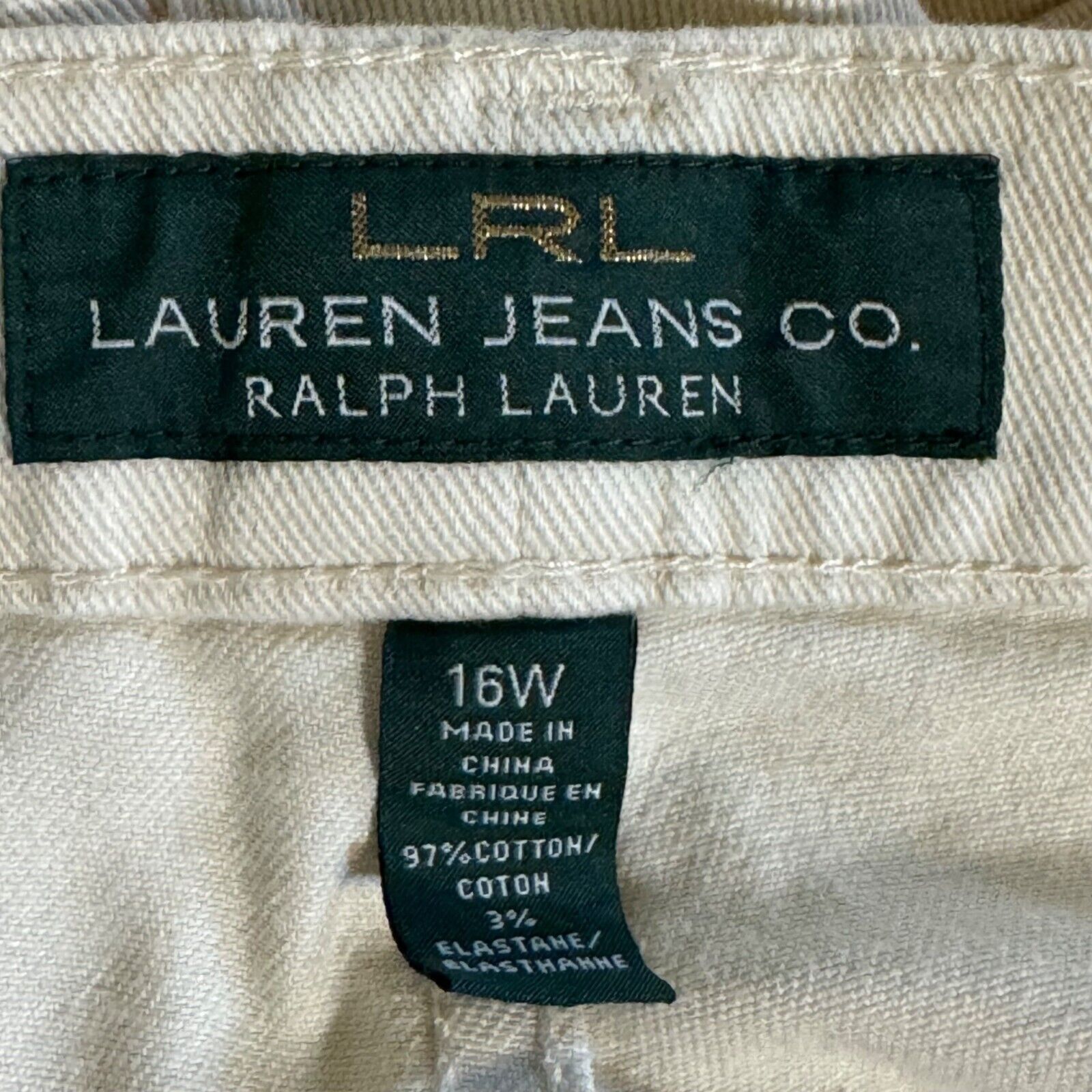 Lauren Ralph Lauren Lauren Ralph Lauren Classic Straight Pants 16W Neutral Beige Size 38" / US 16 / IT 52 - 5 Thumbnail