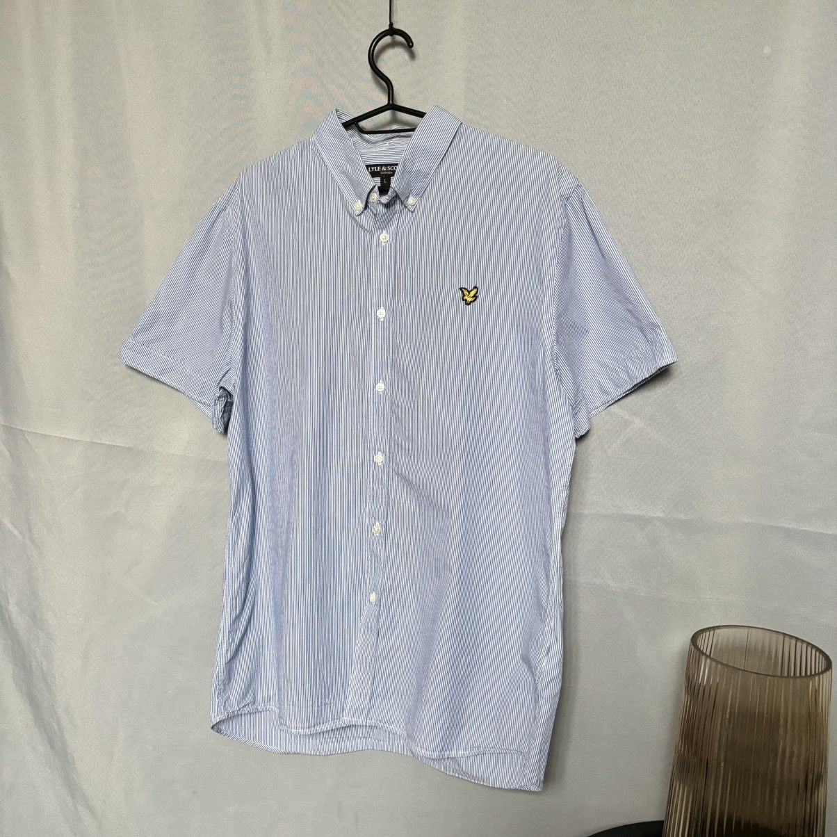 Lyle & Scott Lyle & Scott shirt button up large blue casual streetwear Size US L / EU 52-54 / 3 - 2 Thumbnail