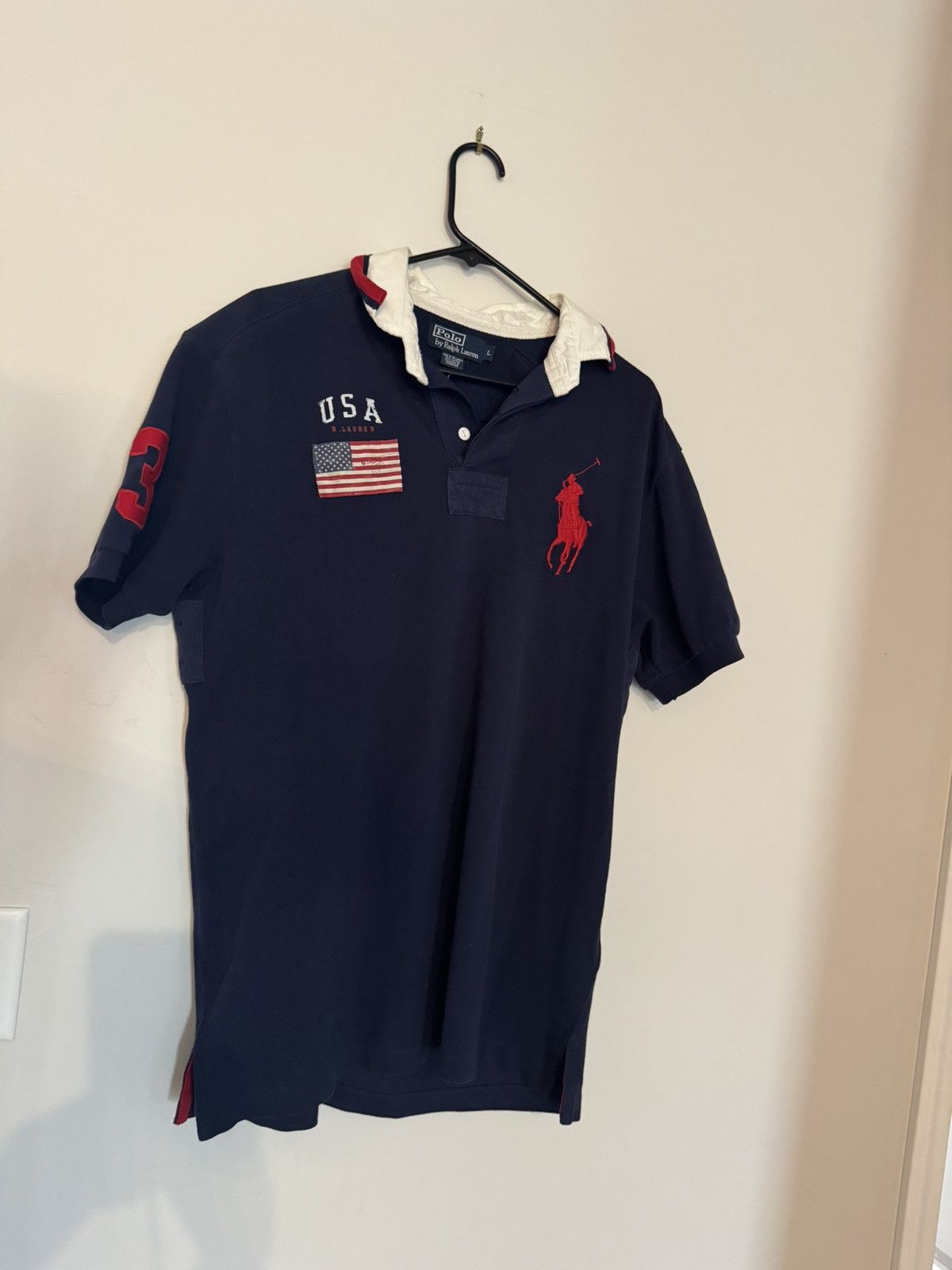 Polo Ralph Lauren Vintage Rugby U.S.A Polo Size US L / EU 52-54 / 3 - 1 Thumbnail