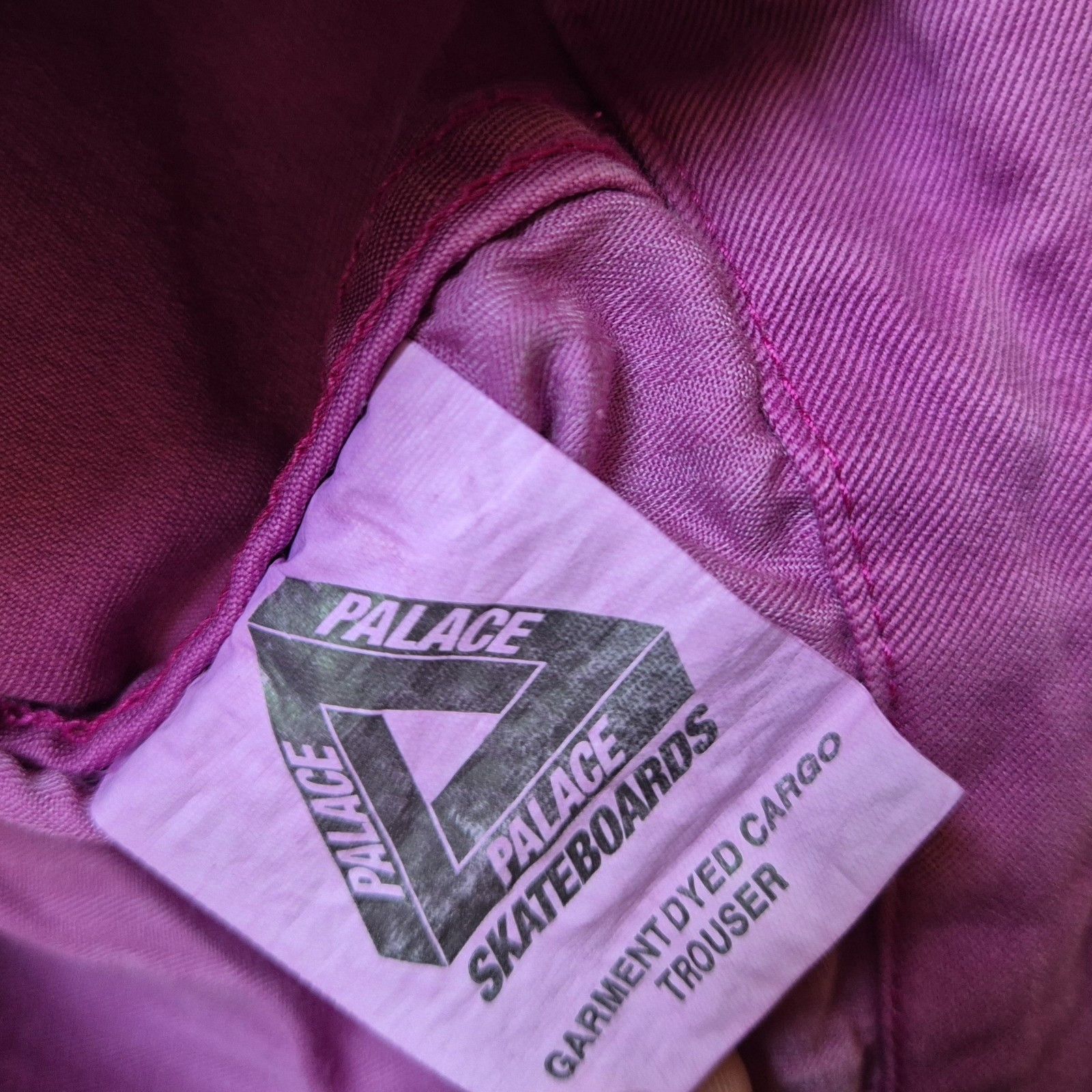 Palace Palace Garment Dyed Cargo Trouser Pink Small Brand New FW22 Size US 30 / EU 46 - 6 Thumbnail