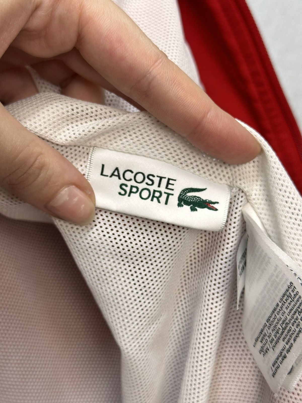 Lacoste Vintage Lacoste Zip Hoodie Jacket Sk8 Red Polo Ralph Lauren Size US M / EU 48-50 / 2 - 8 Thumbnail