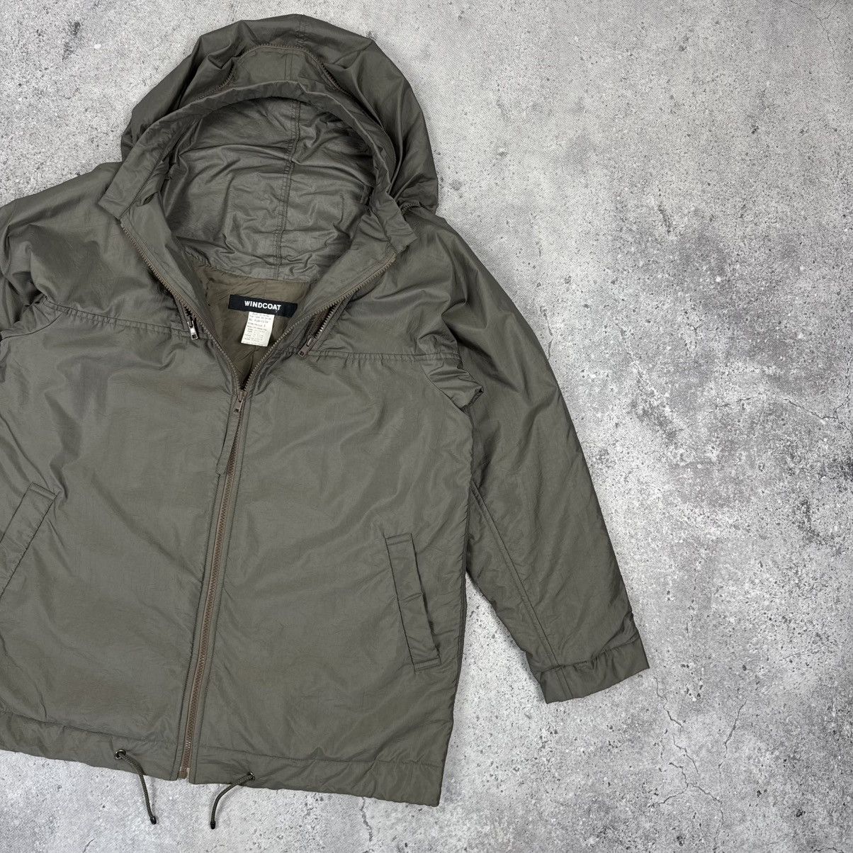 Issey Miyake × Japanese Brand × Vintage Vintage 90s Issey Miyake Windcoat Ninja Padded Jacket Olive Size US S / EU 44-46 / 1 - 6 Thumbnail