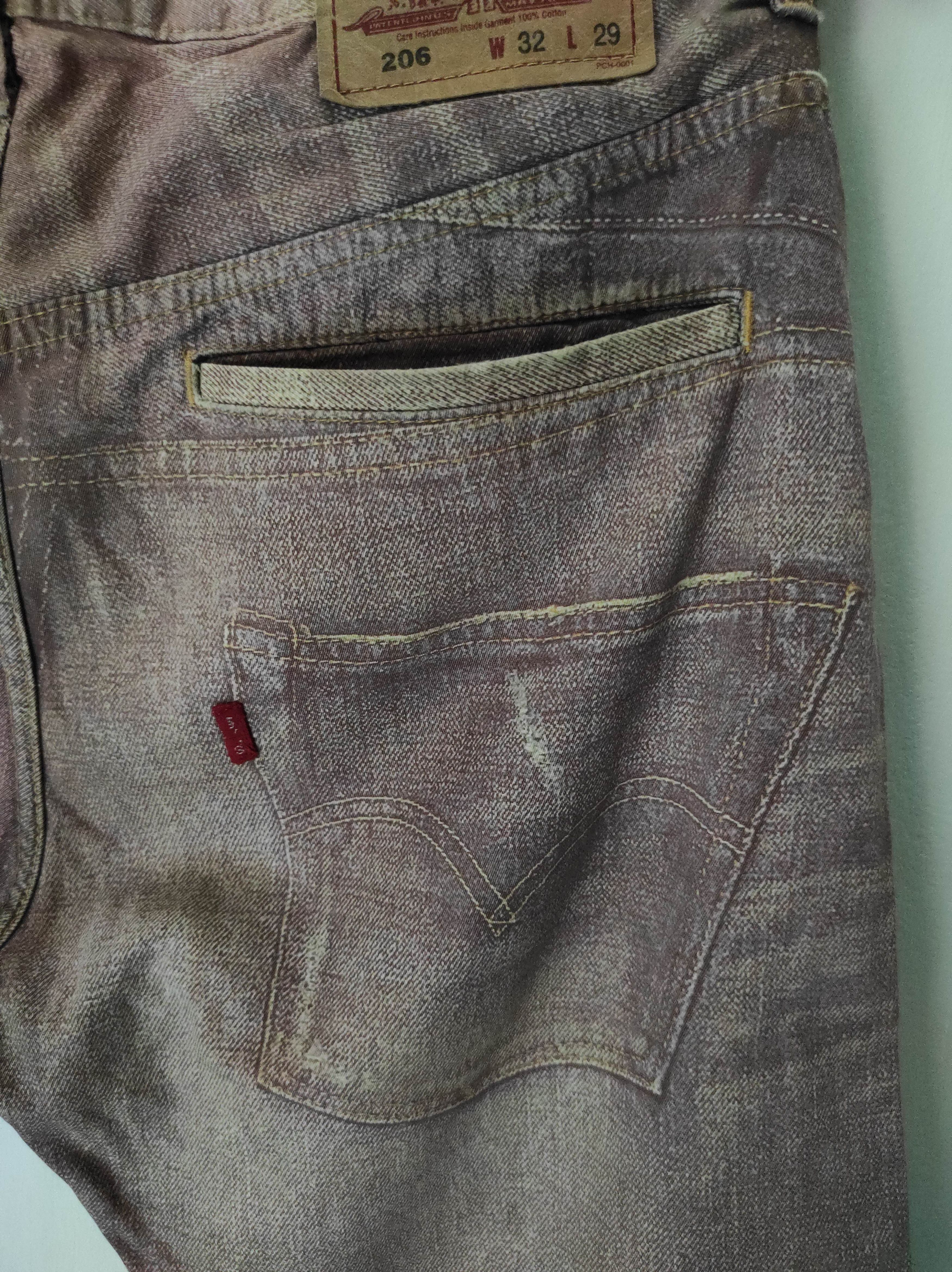 Comme des Garcons RARE Levis 206 x Comme Des Garcons Printed Jeans Pants Size US 30 / EU 46 - 18 Thumbnail