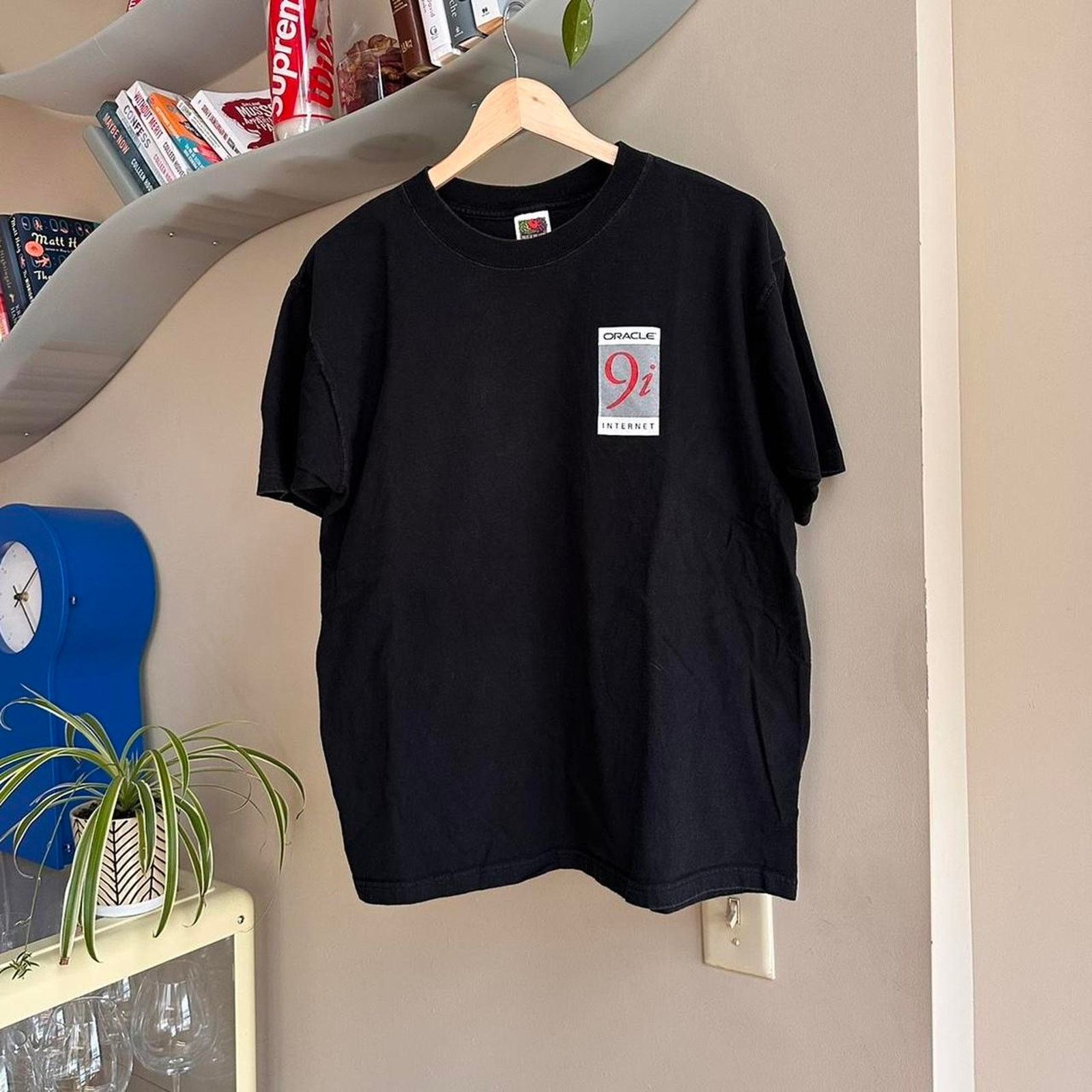 Fruit Of The Loom × Vintage Vintage Oracle Open World Shirt Size US L / EU 52-54 / 3 - 1 Thumbnail