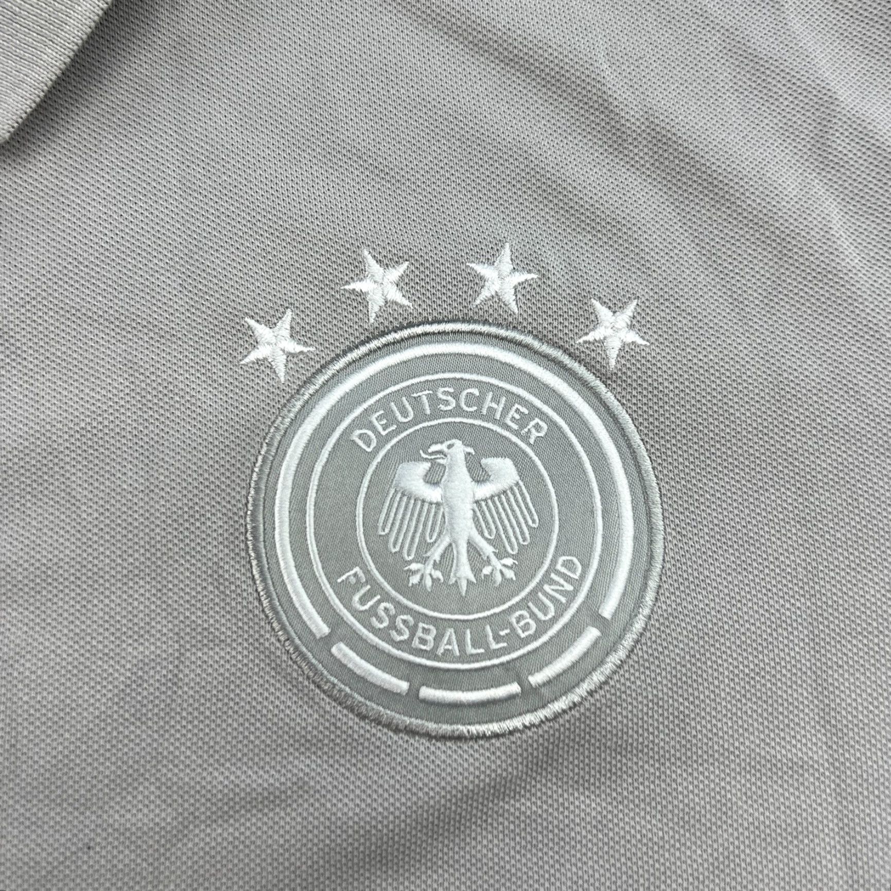 Barbour Germany 2017 Polo Shirt Mens 2XL Gray Football Soccer DFB Shirt Size US XXL / EU 58 / 5 - 5 Thumbnail