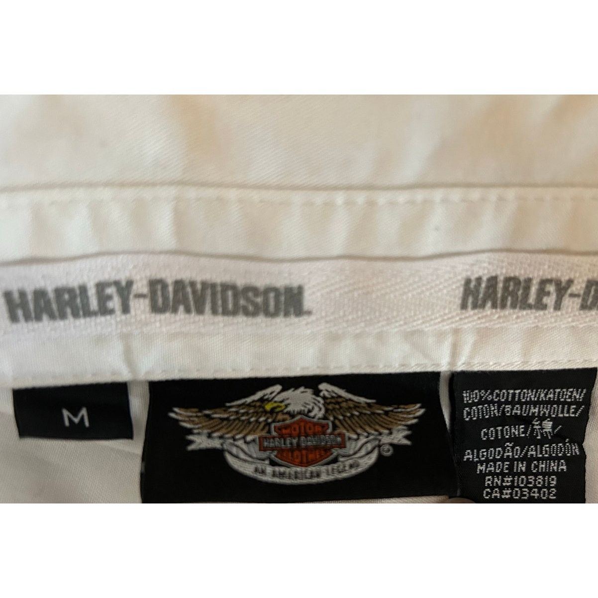 Harley Davidson Harley-Davidson Staff Shirt Black Orange White Women’s M Size M / US 6-8 / IT 42-44 - 6 Thumbnail