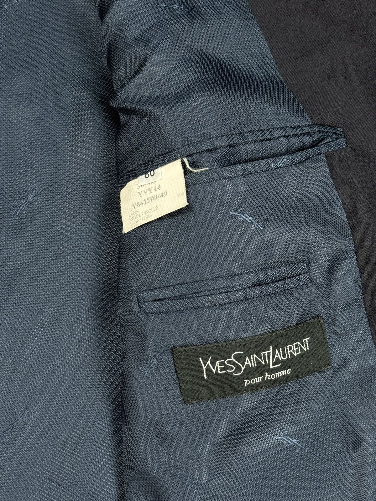 Vintage × Yves Saint Laurent Vintage wool blazer Yves Saint Laurent original luxury item Size 50L - 7 Thumbnail