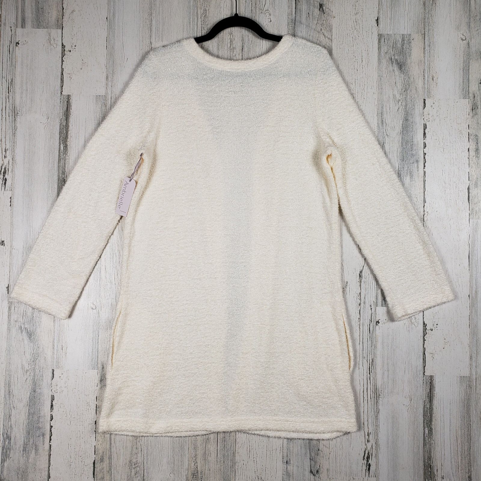 Other NWT Ambrielle Pristine Ivory Open Front House Coat Small Size S / US 4 / IT 40 - 10 Thumbnail