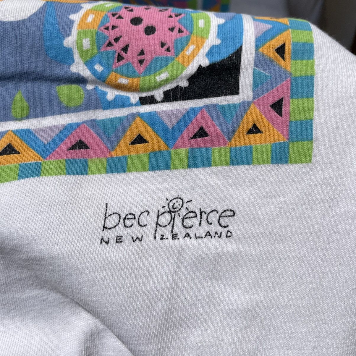 Designer × Vintage 🔥Vintage 90s Bec Pierce New Zealand Pop Art Flower Tee Size US L / EU 52-54 / 3 - 6 Thumbnail