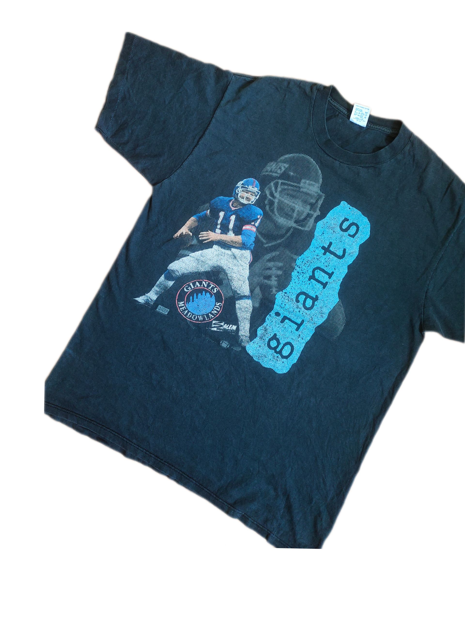 NFL × Vintage Vintage Phill Simms player 90s T-shirt Size US XL / EU 56 / 4 - 2 Thumbnail