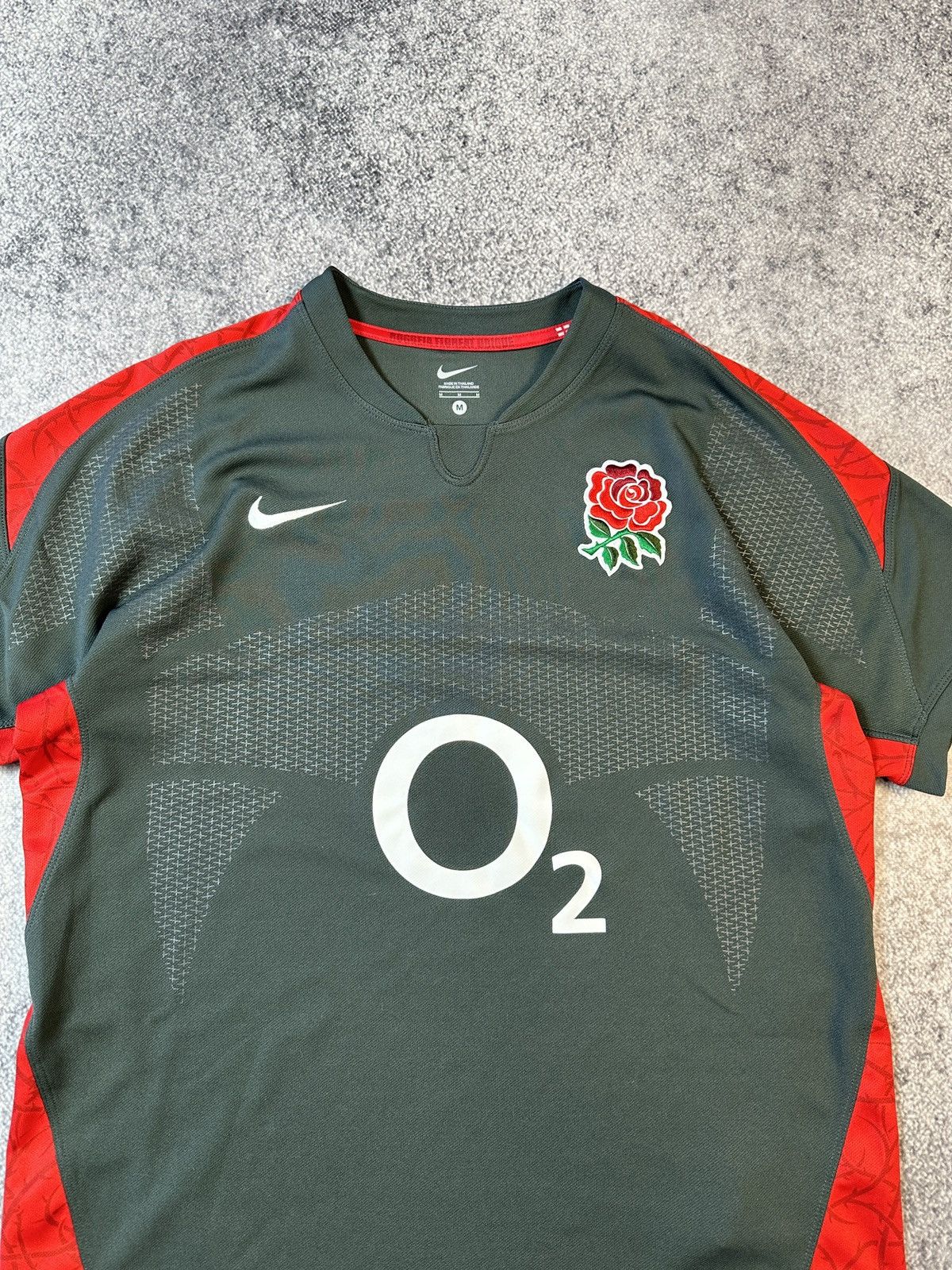 Nike × Vintage vintage Nike England O2 Rugby Streetwear rare Jersey VTg M Size US M / EU 48-50 / 2 - 2 Thumbnail