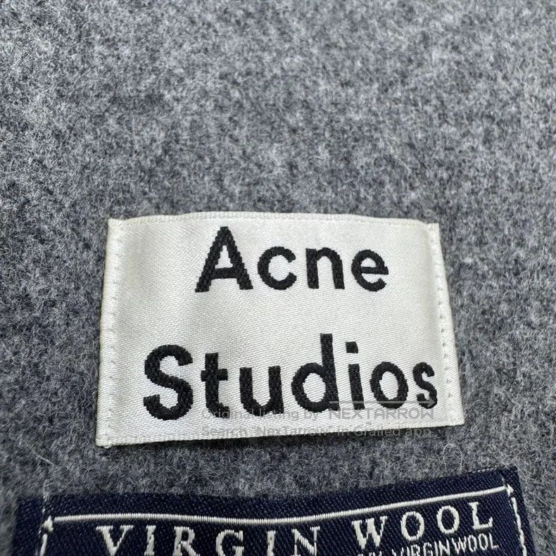 Acne Studios Acne Studios Gray Wool Scarf. Size ONE SIZE - 3 Thumbnail