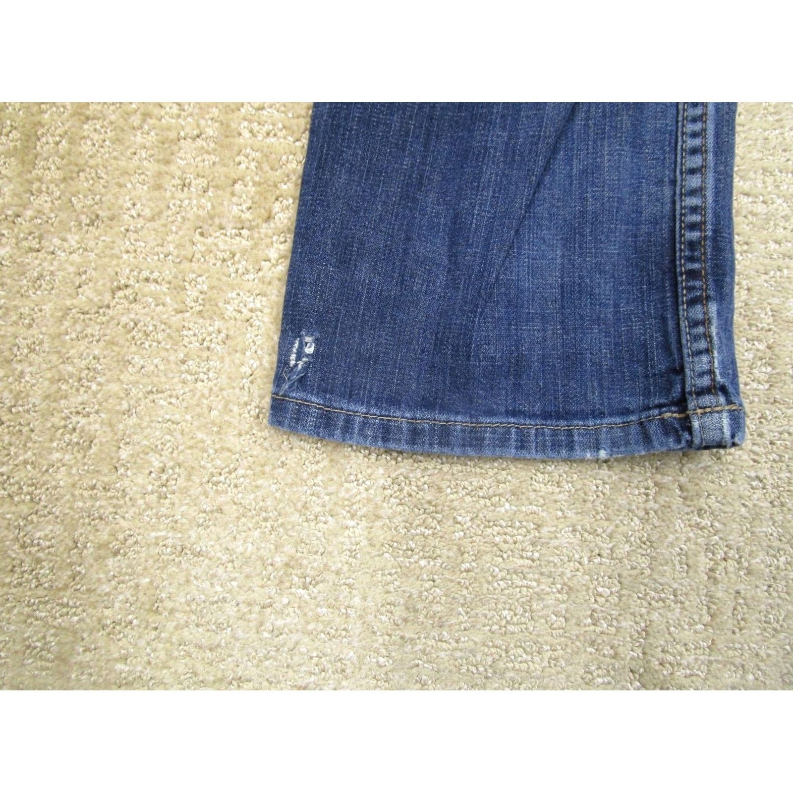 Vintage Cinch Jeans Men 29x32 Blue Slim Straight Distressed Dark Wash Logo 5-Pocket Denim Pants Size US 29 - 5 Thumbnail
