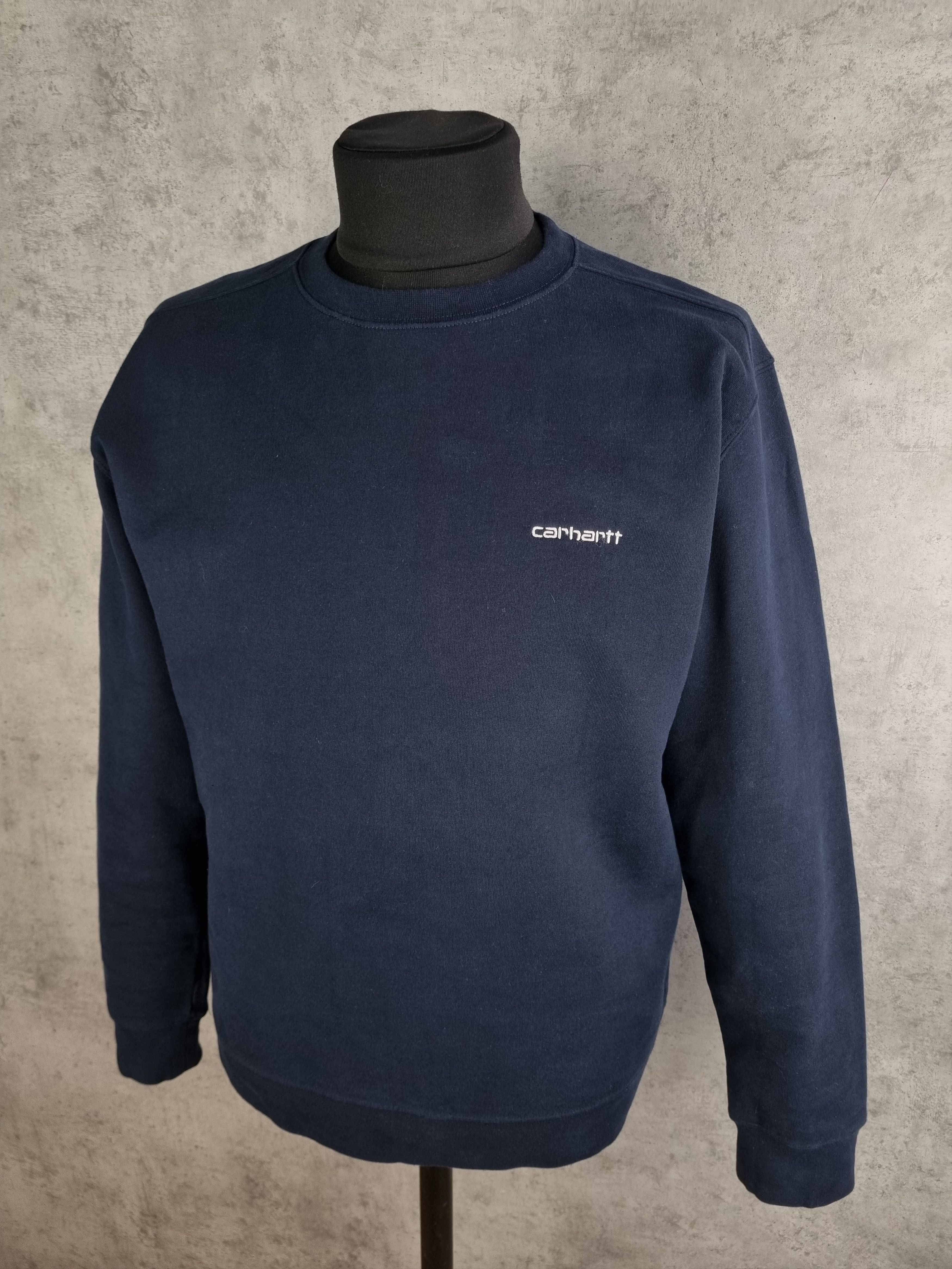 Carhartt × Carhartt Wip CARHARTT Navy Sweatshirt Size US L / EU 52-54 / 3 - 1 Thumbnail