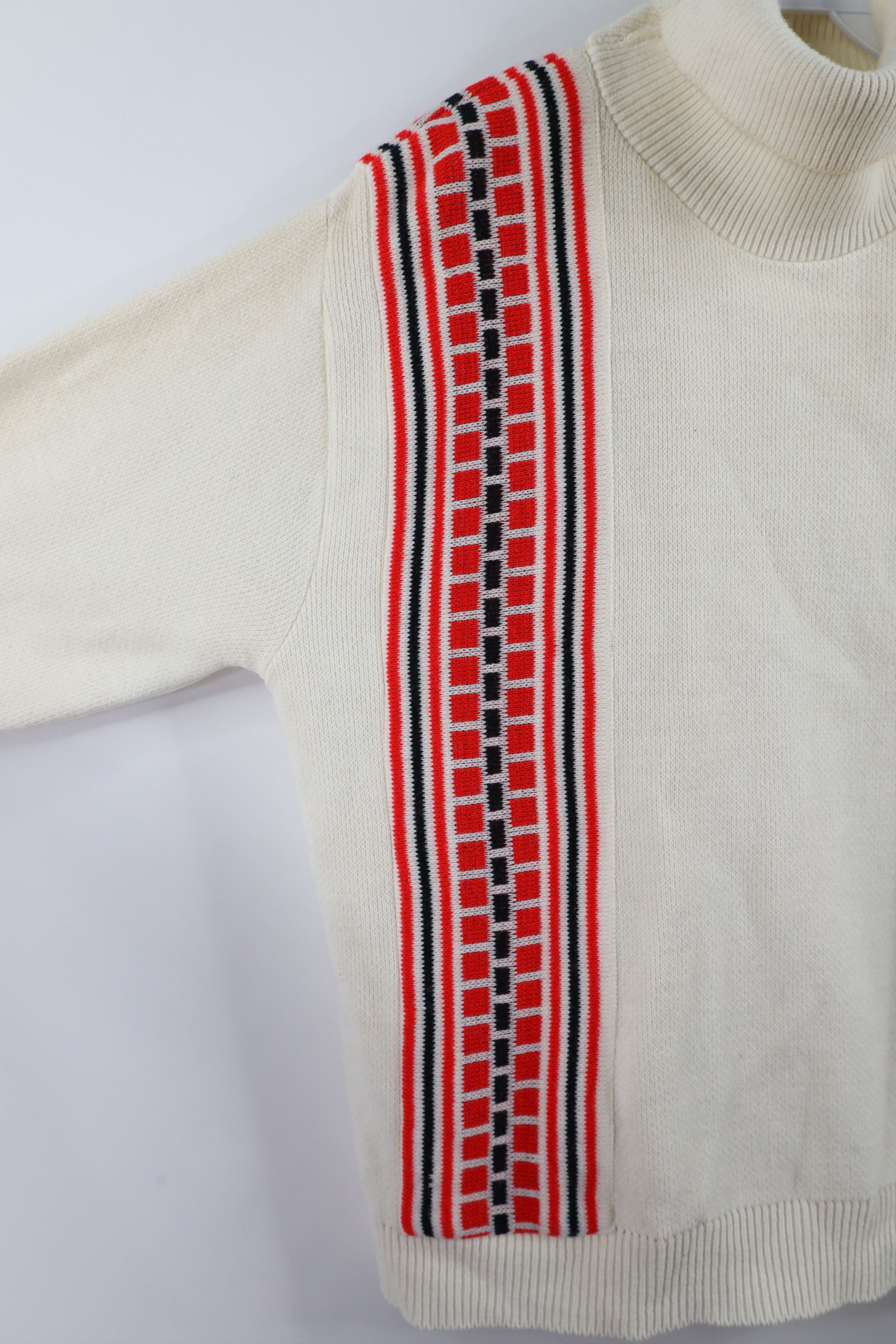Vintage × Yamaha Vintage 70s Yamaha Racing Design Turtleneck Sweater USA Size US XL / EU 56 / 4 - 4 Thumbnail