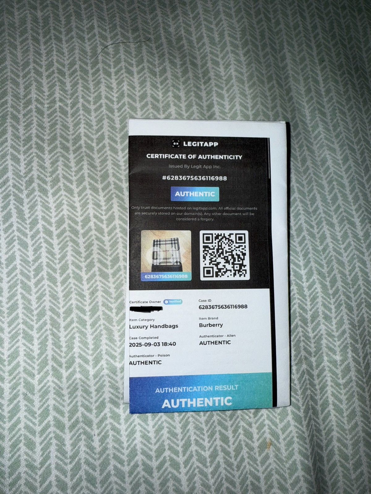 Burberry Burberry Nova Check Bi Fold Wallet Size ONE SIZE - 2 Thumbnail