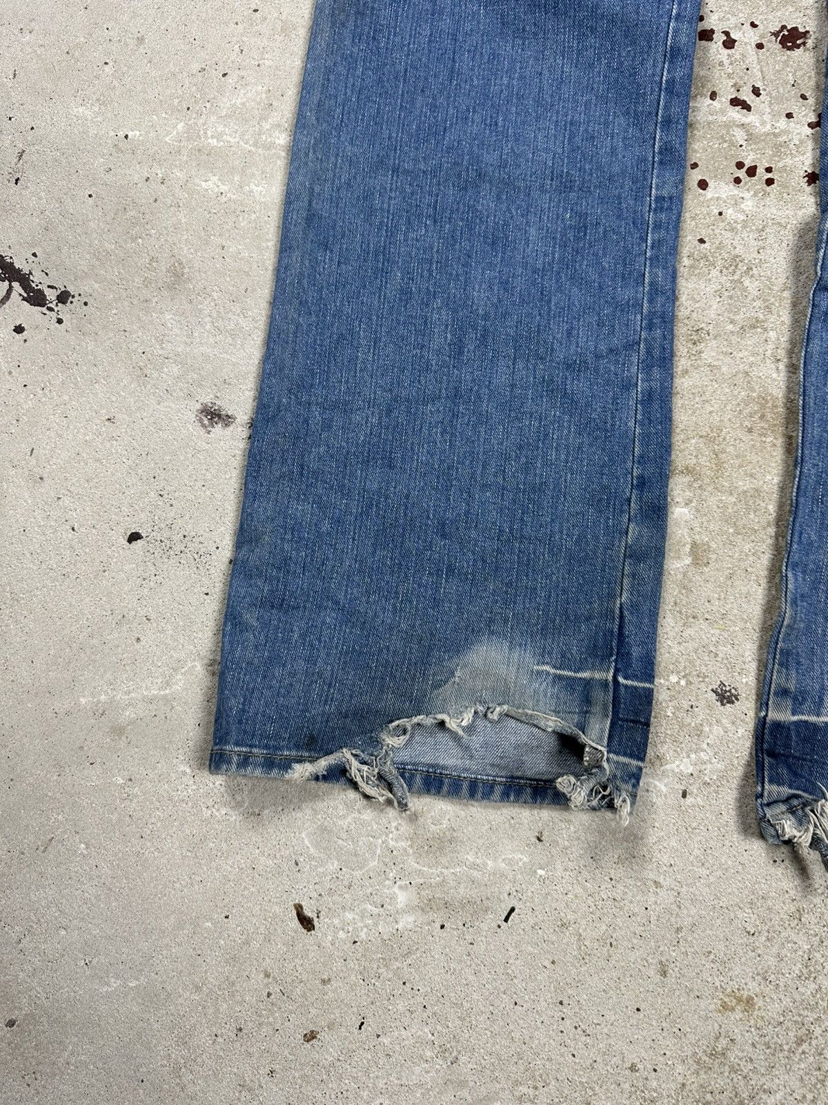 Japanese Brand × Vintage Vintage Y2K Distressed Baggy Denim Pants Jeans Washed Size US 34 / EU 50 - 13 Thumbnail
