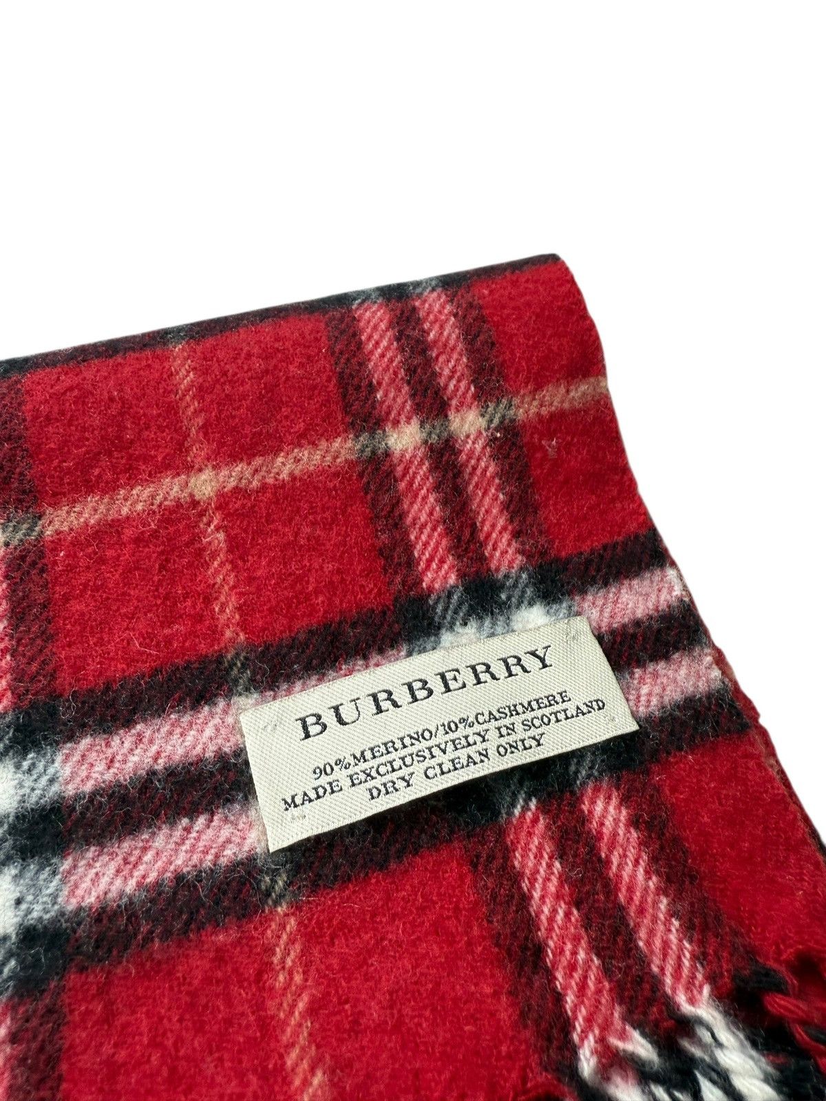 Burberry Burberry Merino Cashmere Scarf Size ONE SIZE - 2 Thumbnail