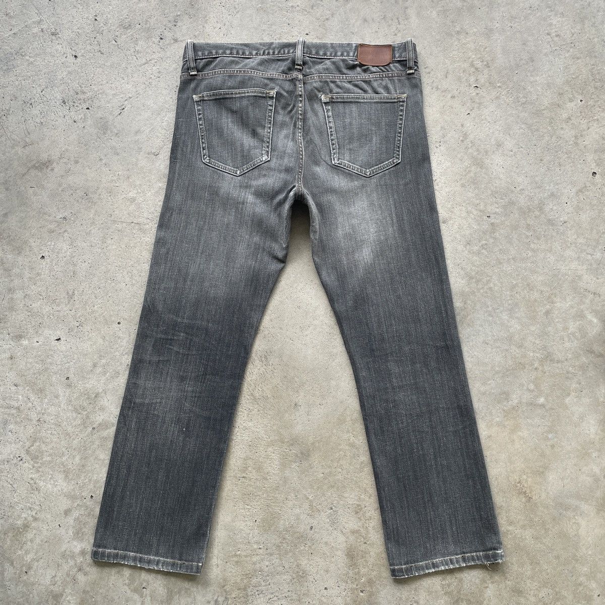 Japanese Brand Vintage Japanese Black Faded Denim Jeans Pants W35 Size US 35 - 14 Thumbnail