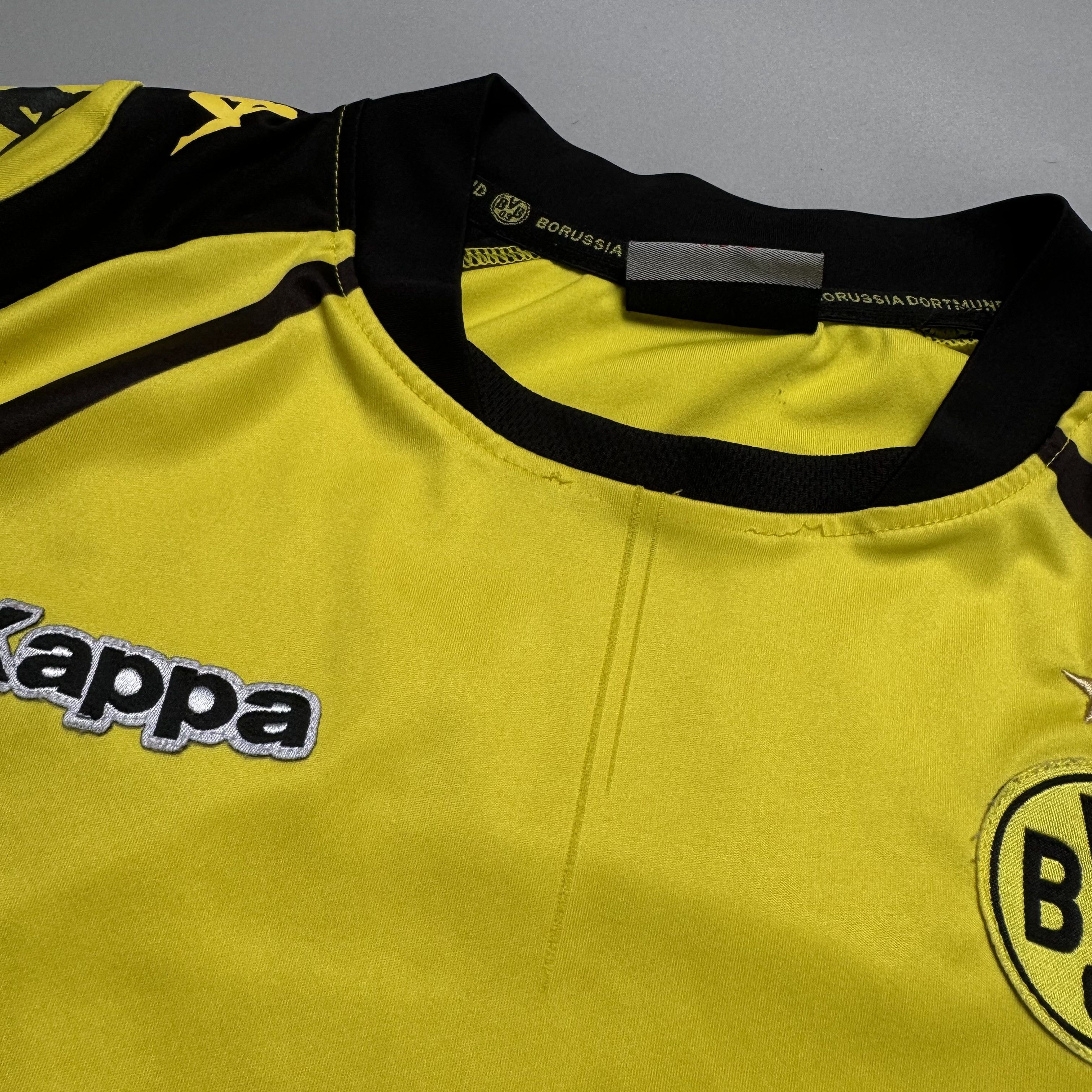 Kappa × Vintage BORUSSIA DORTMUND SOCCER JERSEY 18 LUCAS HOME SHIRT 2009-10 Size US M / EU 48-50 / 2 - 7 Thumbnail