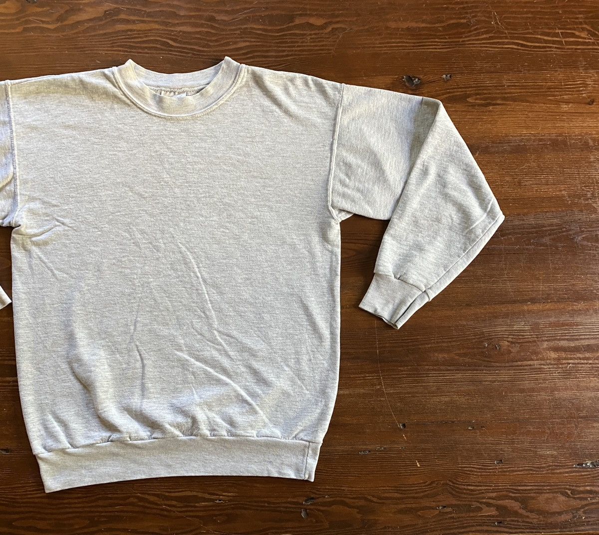 Hanes Vintage 90’s Hanes Grey Blank Thin Crewneck Sweatshirt Size US XS / EU 42 / 0 - 1 Thumbnail