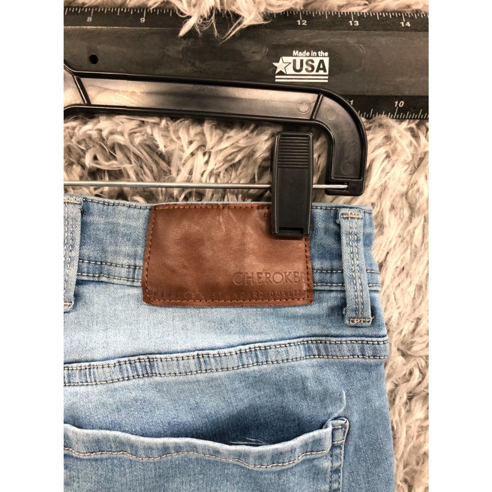 Cherokee Cherokee Slim Fit Jeans Womens Light Blue 32 Slim Denim 5-Pocket Belt Loops Modern American Size 24" / US 00 / IT 34 - 7 Thumbnail