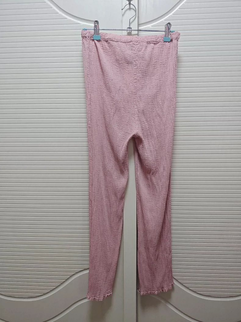 Issey Miyake issey miyake size:one size Pink gauze trousers Size 31" - 4 Thumbnail