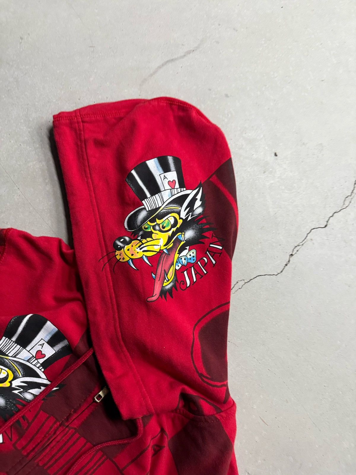 Christian Audigier × Ed Hardy × Vintage Vintage Y2K Ed Hardy AOP Japan Zip-up Size M / US 6-8 / IT 42-44 - 5 Thumbnail
