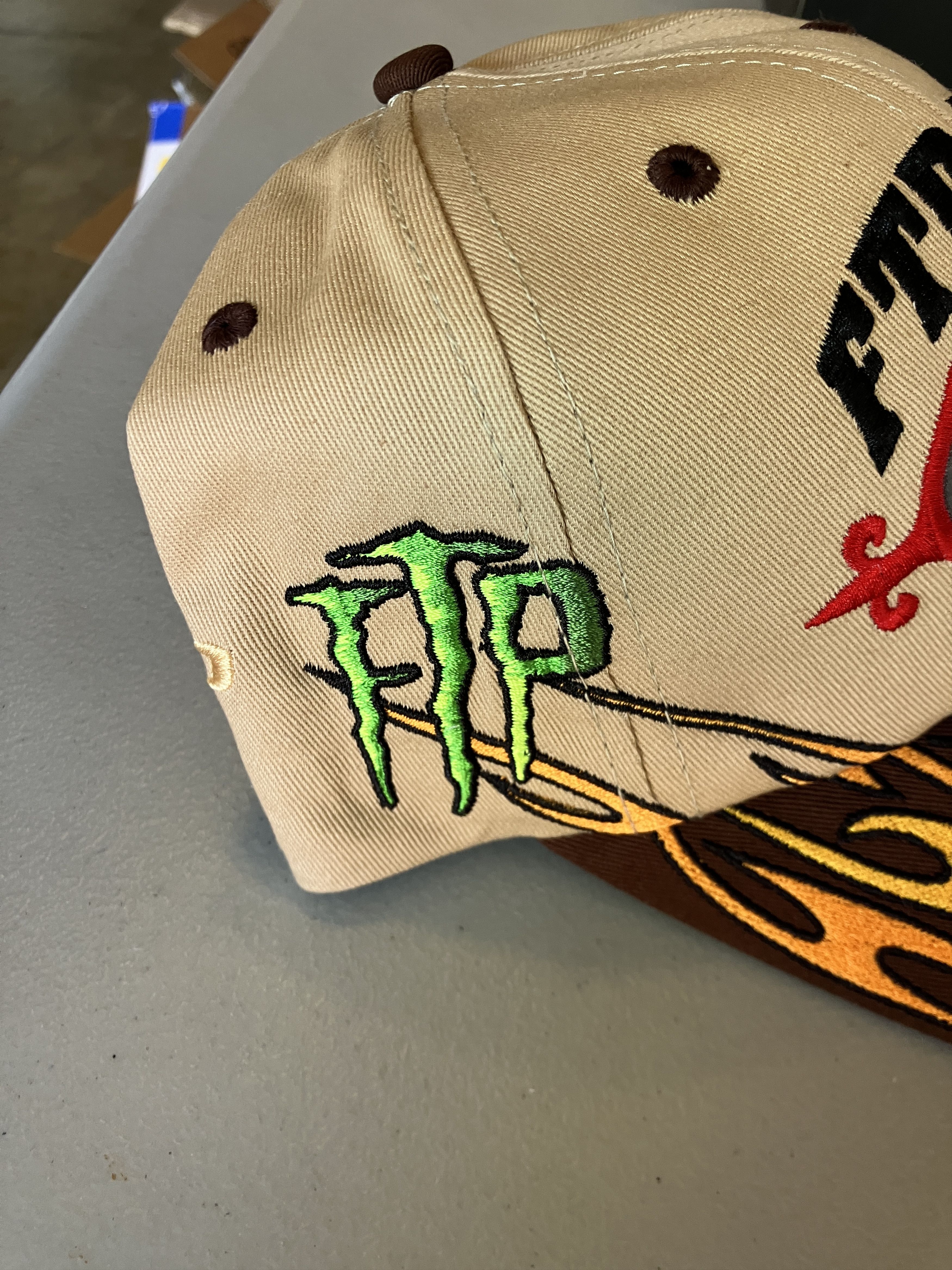 Fuck The Population FTP Raceway 6-Panel Hat - Khaki Size ONE SIZE - 3 Thumbnail