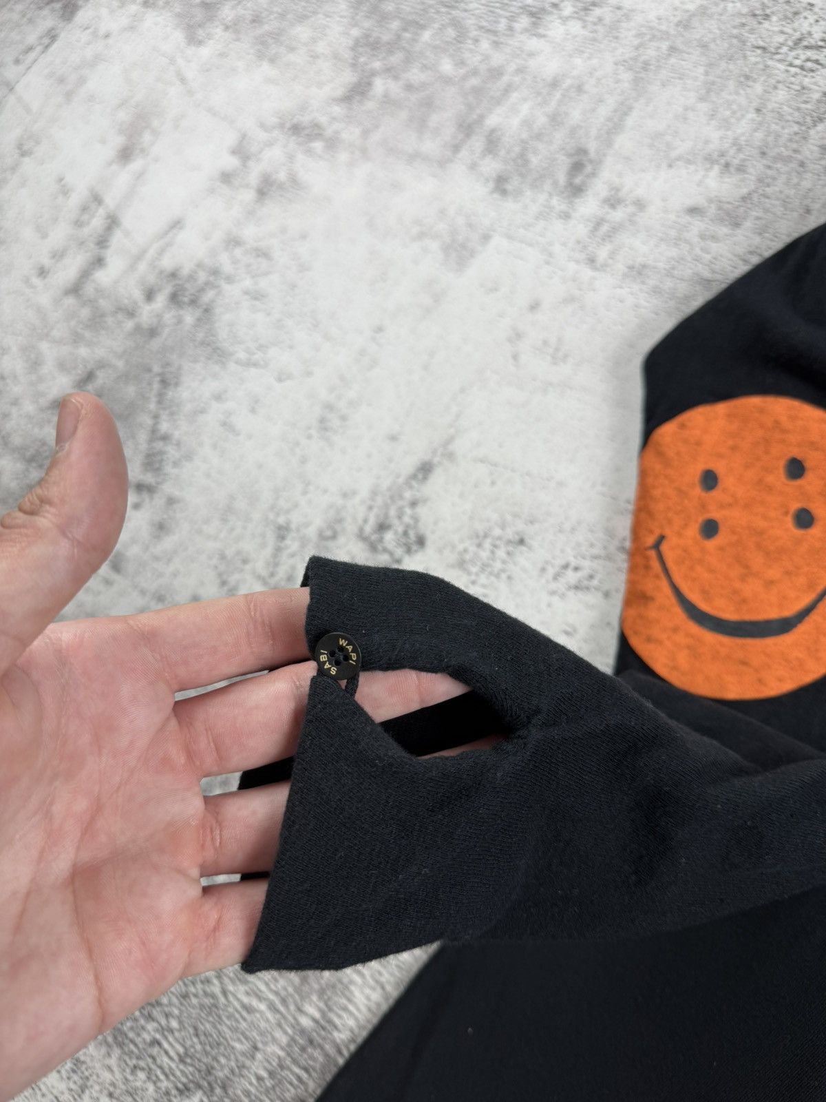 Kapital KAPITAL Smiley Patch x Gauze Tenjiku Chef Long-Sleeve Japan T Shirt Jersey Size US L / EU 52-54 / 3 - 10 Thumbnail