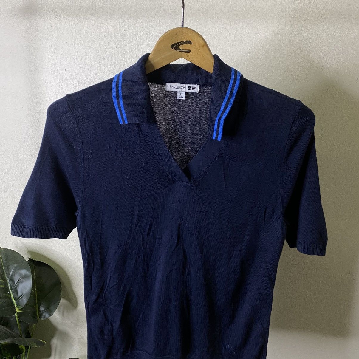 JW Anderson For Uniqlo Twin Tipped Women Polo Tshirt Size XS / US 0-2 / IT 36-38 - 2 Thumbnail