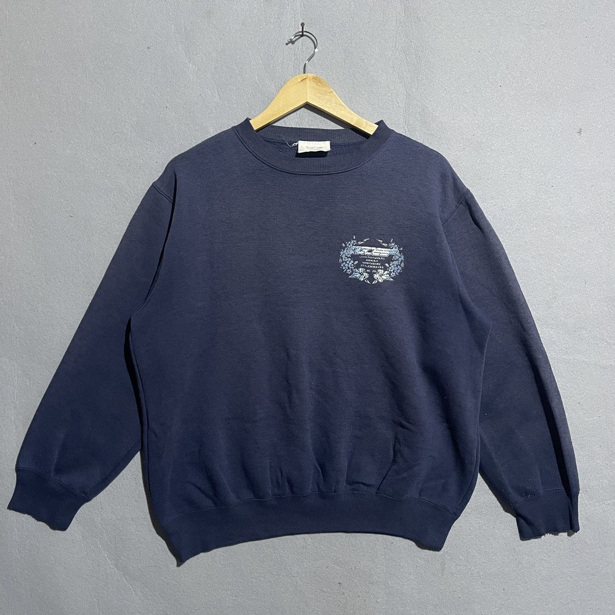 Dig Deep Vintage 90s Dig Deep “Longboards Hawaii” Sweatshirt Size US L / EU 52-54 / 3 - 3 Thumbnail