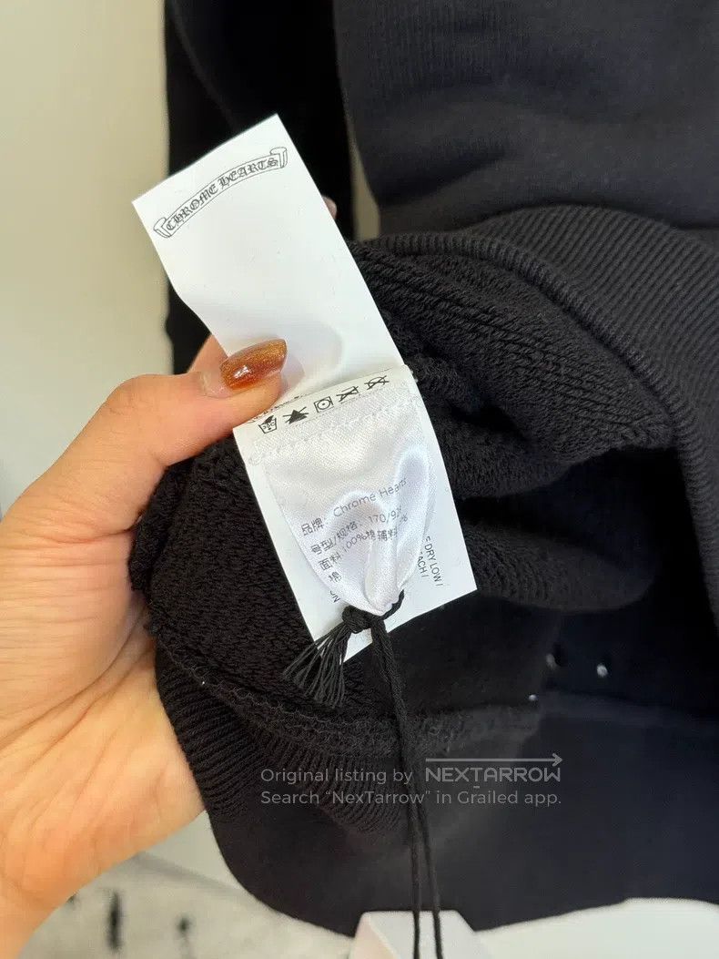 Chrome Hearts CHROME HEARTS Size S Thickened black long-sleeved sweater Size US S / EU 44-46 / 1 - 8 Thumbnail