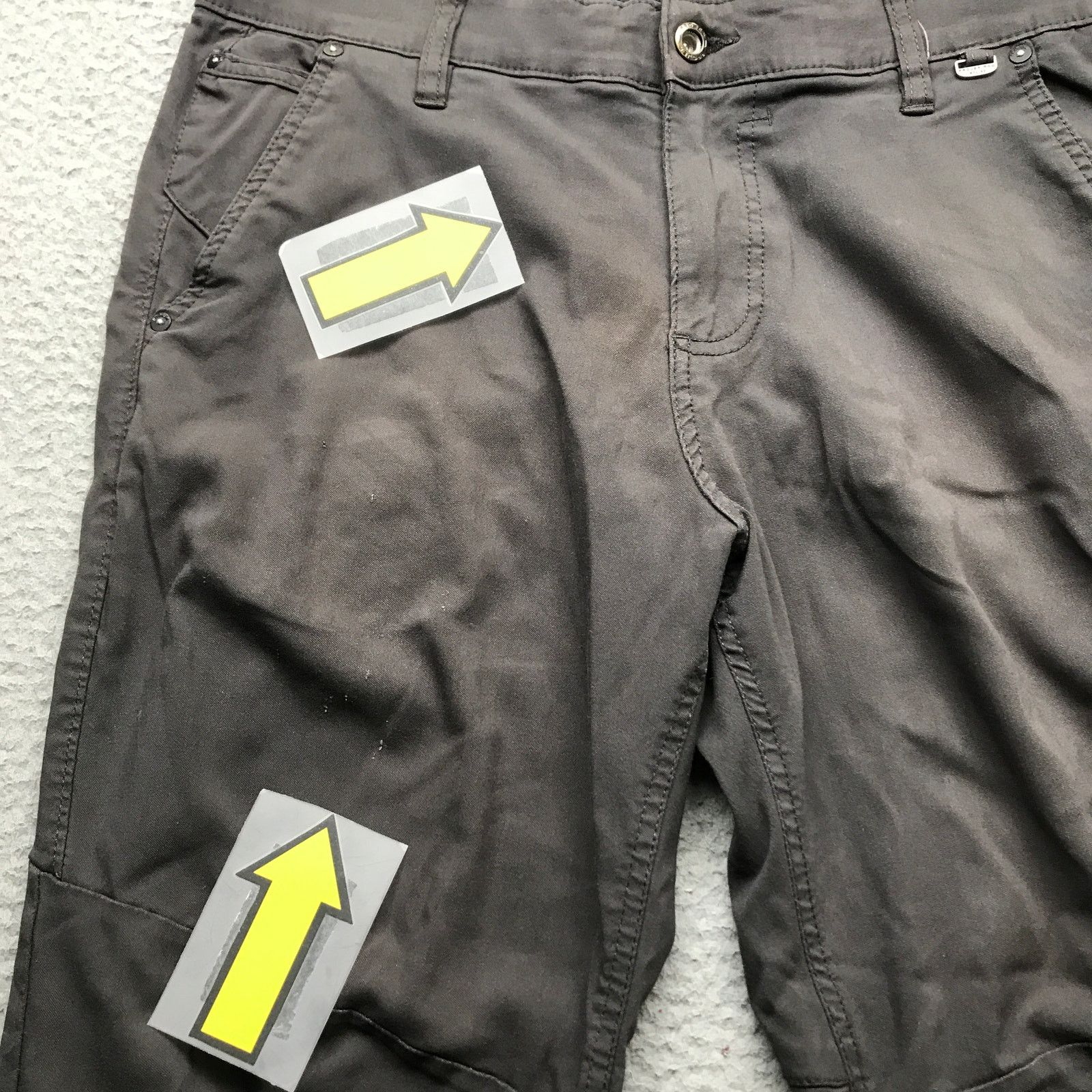 Other Projek Raw Stretch Chino Pants Mens 31x28 Double Knee Gray Size US 31 - 5 Thumbnail