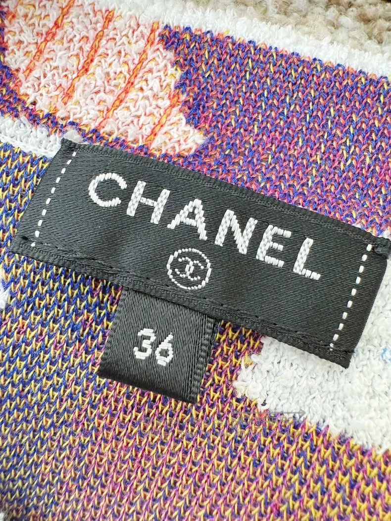 Chanel Chanel 19s beach series white background colour pattern lo Size XS / US 0-2 / IT 36-38 - 4 Thumbnail