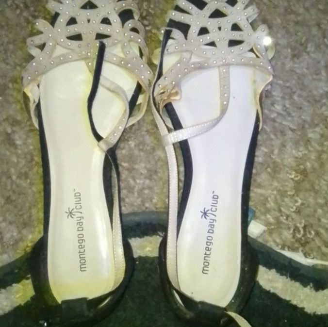 Other Montego Bay Club Black & Tan with rhinestones Size US 9 / IT 39 - 1 Thumbnail