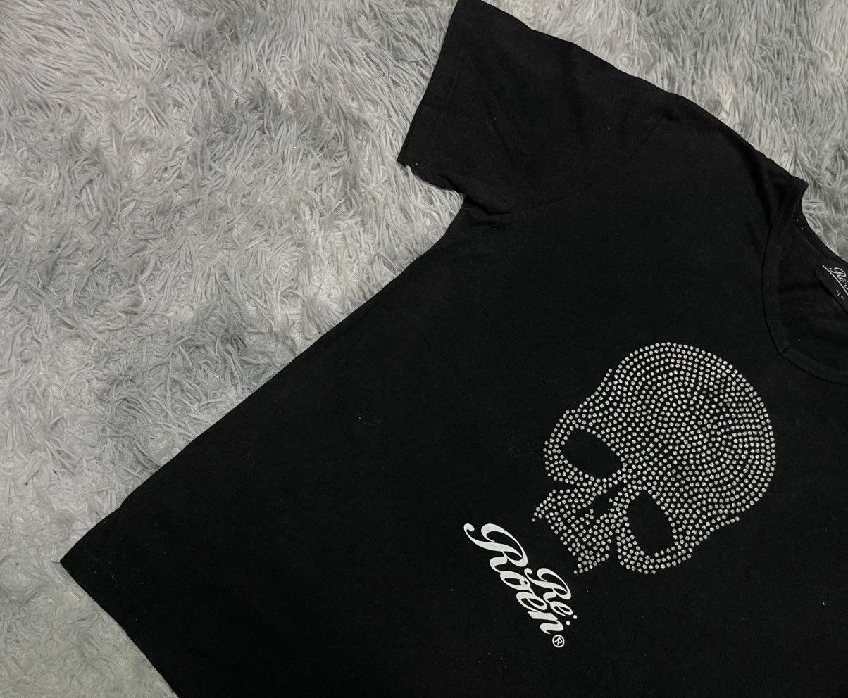 Roen 2000s ROEN VAMPIRE SKULL V NECK SHORT SLEEVE SHIRT Size US L / EU 52-54 / 3 - 4 Thumbnail