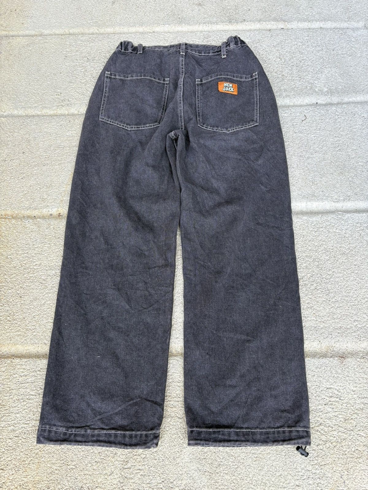 Japanese Brand New Jack ATG Vintage Y2K Baggy Pants Wide Leg Denim Size US 30 / EU 46 - 3 Thumbnail