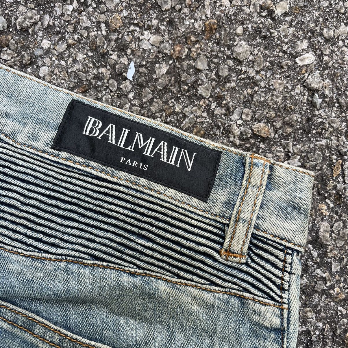 Balmain Balmain Biker Jeans Size US 30 / EU 46 - 16 Thumbnail