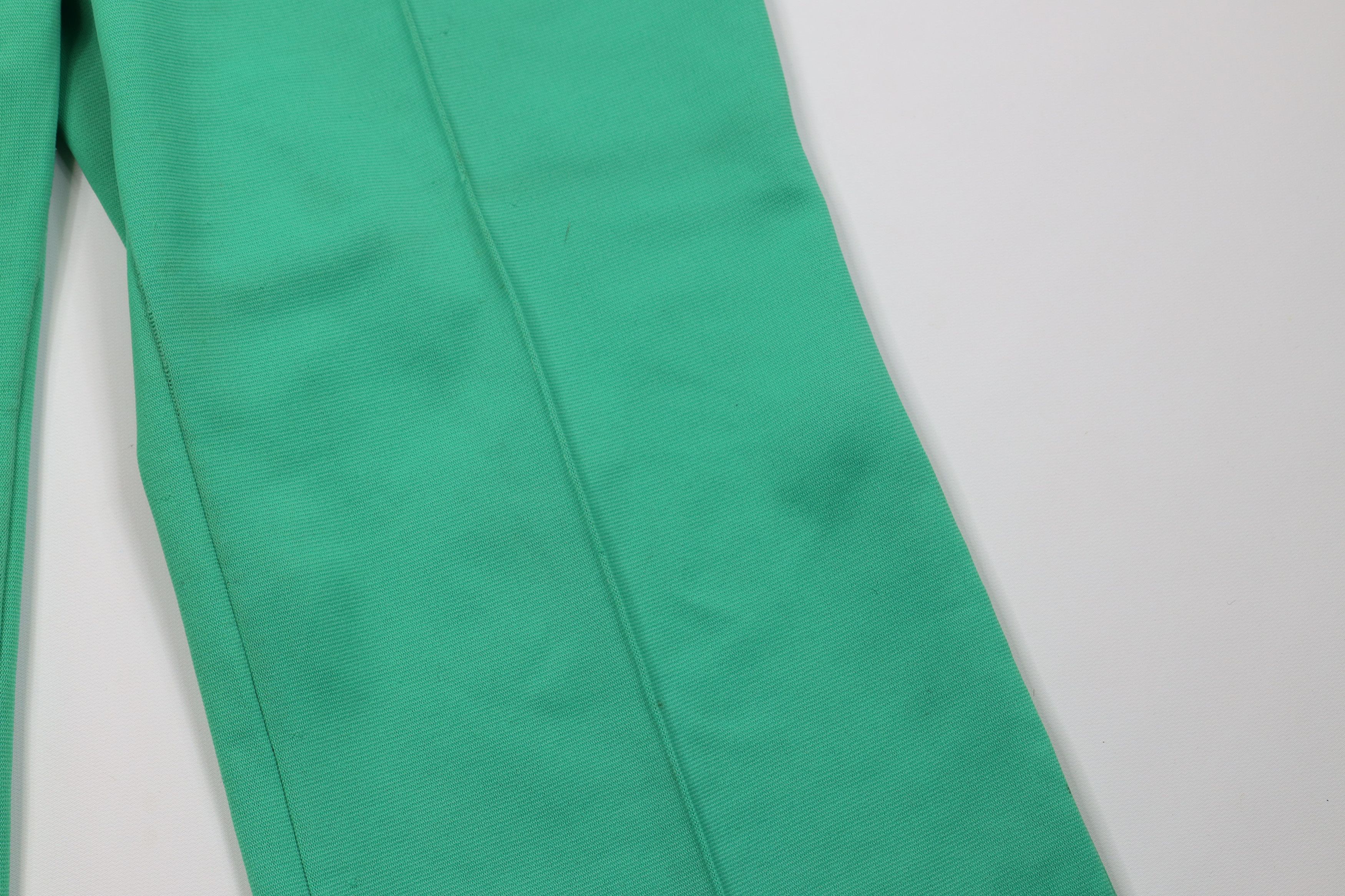 Vintage Vintage 70s Streetwear Wide Leg Bell Bottoms Pants Green Size 32" / US 10 / IT 46 - 6 Thumbnail