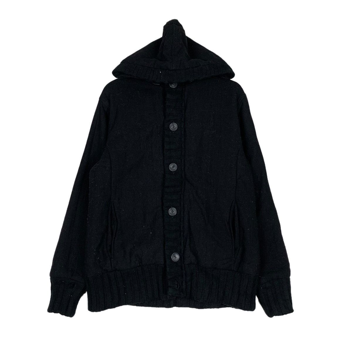 Vintage WOOLRICH Removeable Hoodie Wool Jacket #0862-C39 Size US M / EU 48-50 / 2 - 2 Thumbnail
