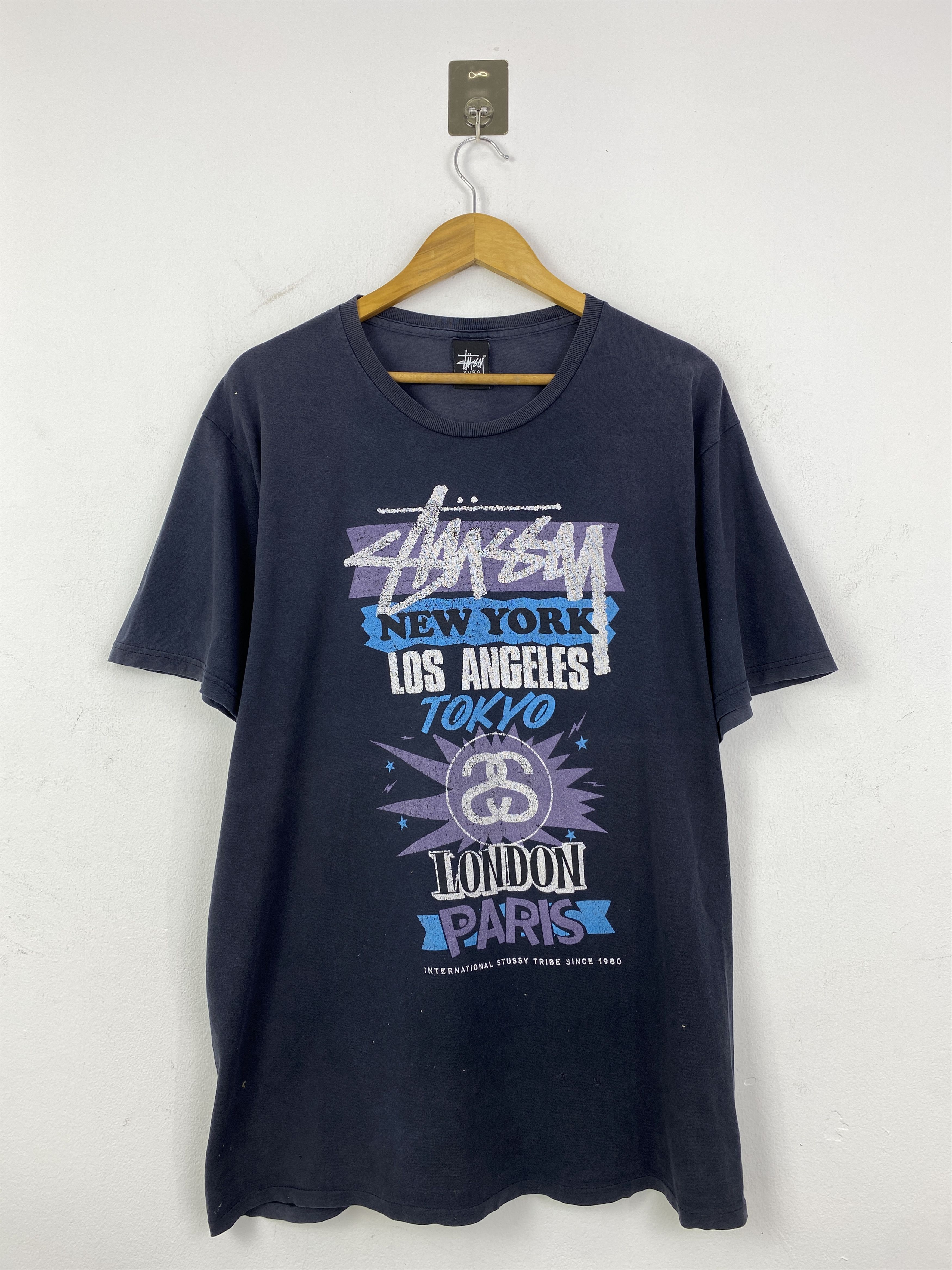 Stussy Vintage Stussy Grafitti Style Crewneck TA0723 Size US XL / EU 56 / 4 - 1 Thumbnail