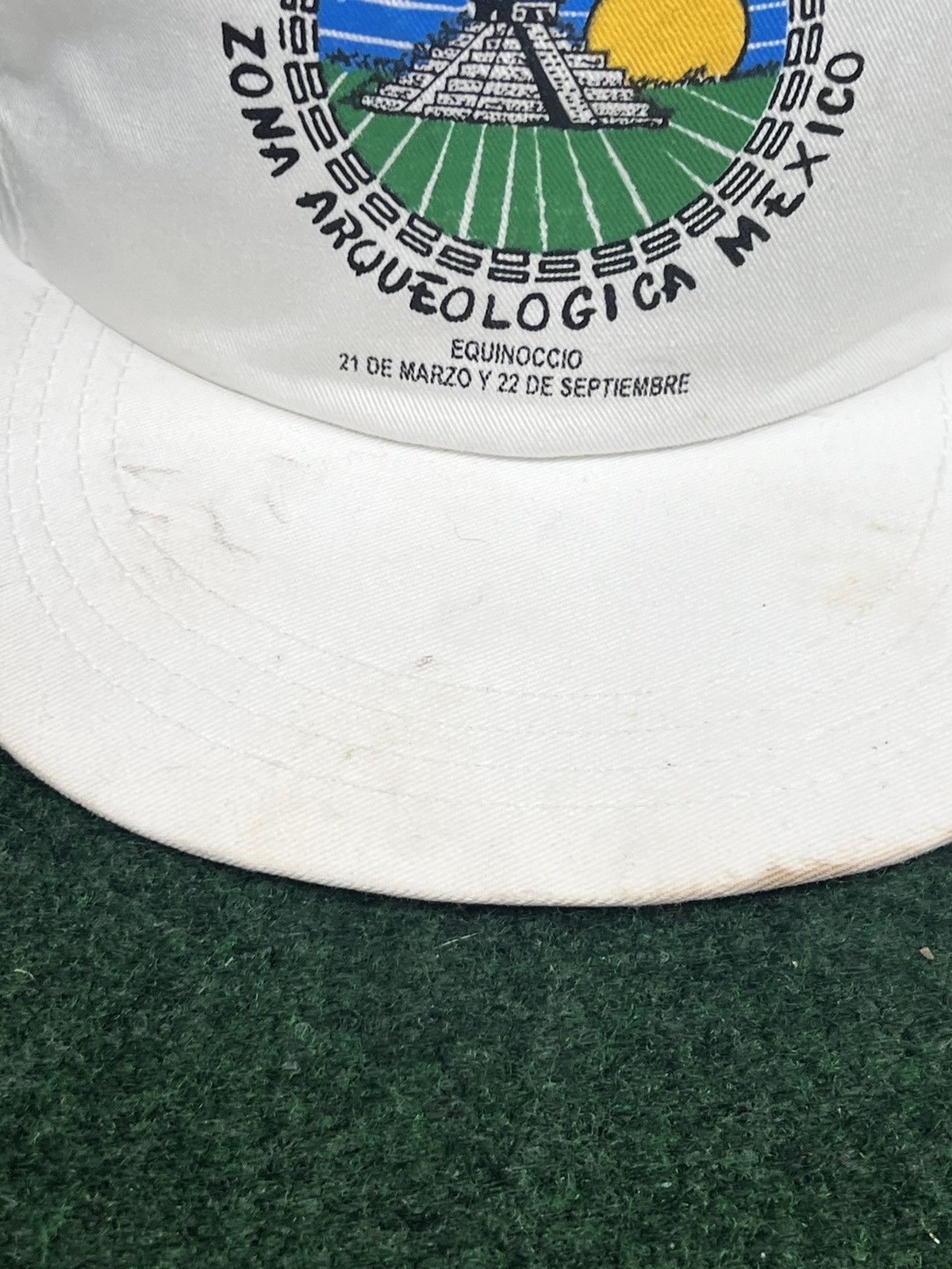 Vintage Vintage 90s Chichen Itza Mexico Spring Equinox Snapback Hat Size ONE SIZE - 2 Thumbnail