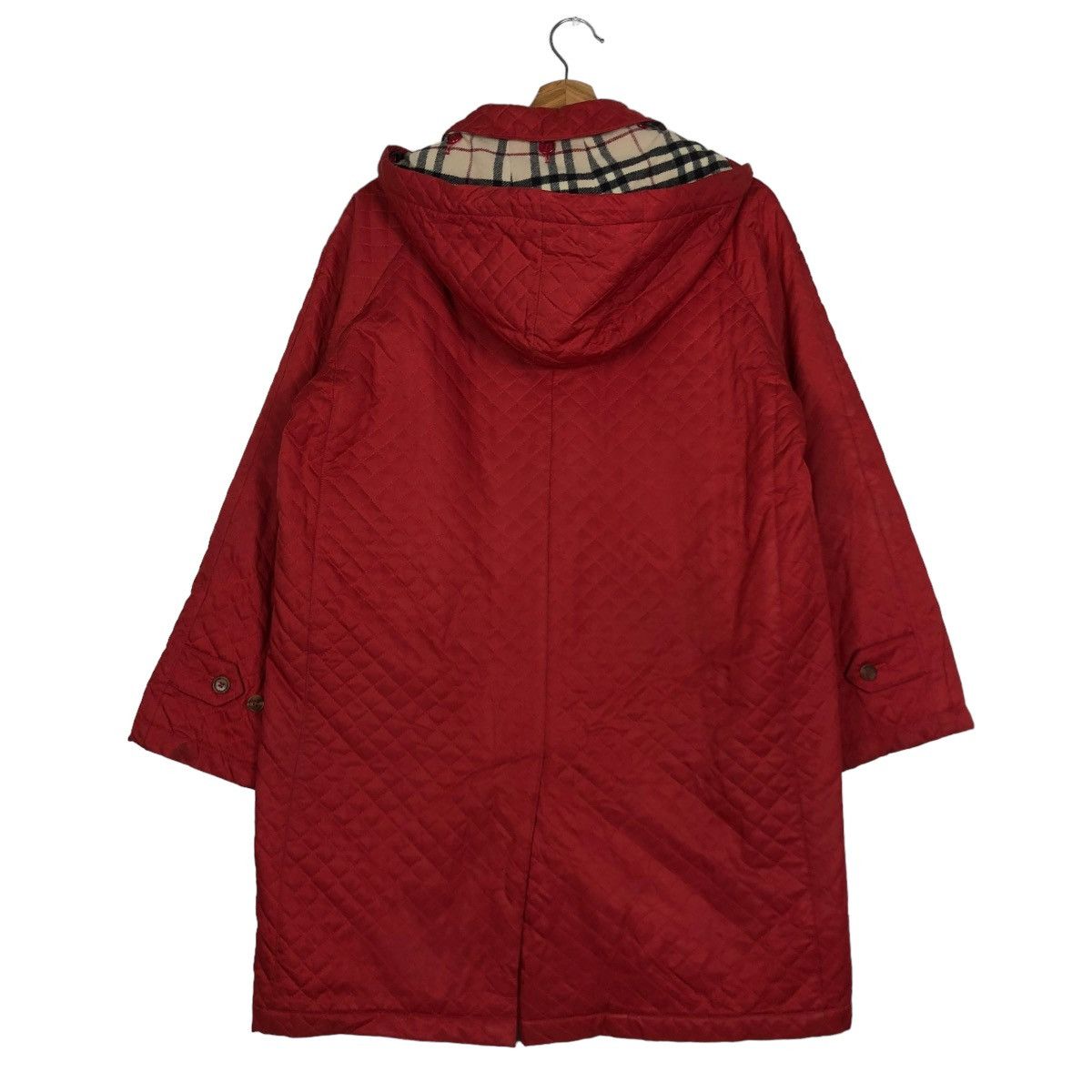 Burberry 🔥VINTAGE QUILTED BUTTON BURBERRY LONDON NOVA CHECK LINING Size US M / EU 48-50 / 2 - 9 Thumbnail