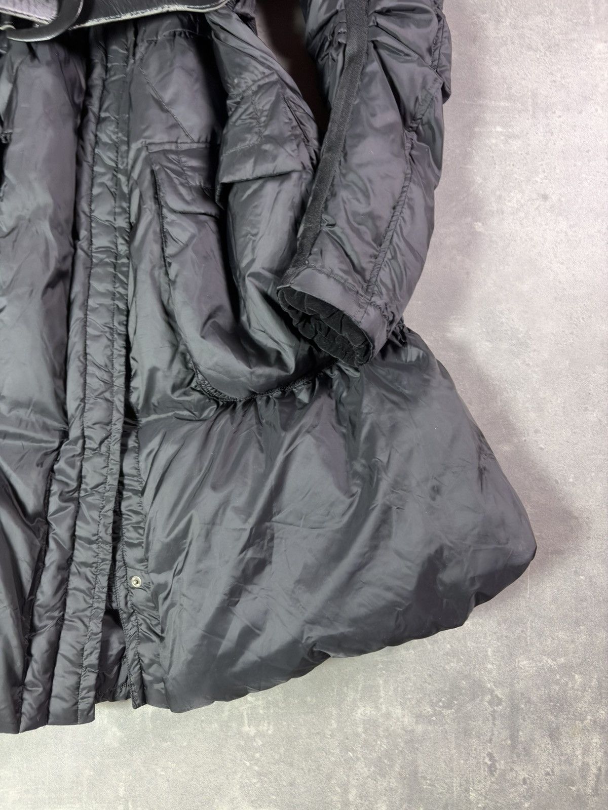 Marithe + Francois Girbaud 00s Marithe + Francois Girbaud Hybrid Hooded Puffer Parka L Size L / US 10 / IT 46 - 10 Thumbnail