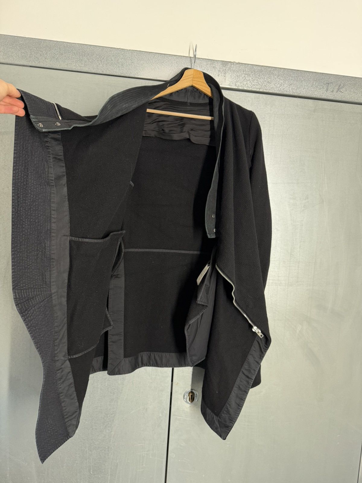 Rick Owens Rick Owens Lambs Wool Cross Zip Coat Size US S / EU 44-46 / 1 - 19 Thumbnail