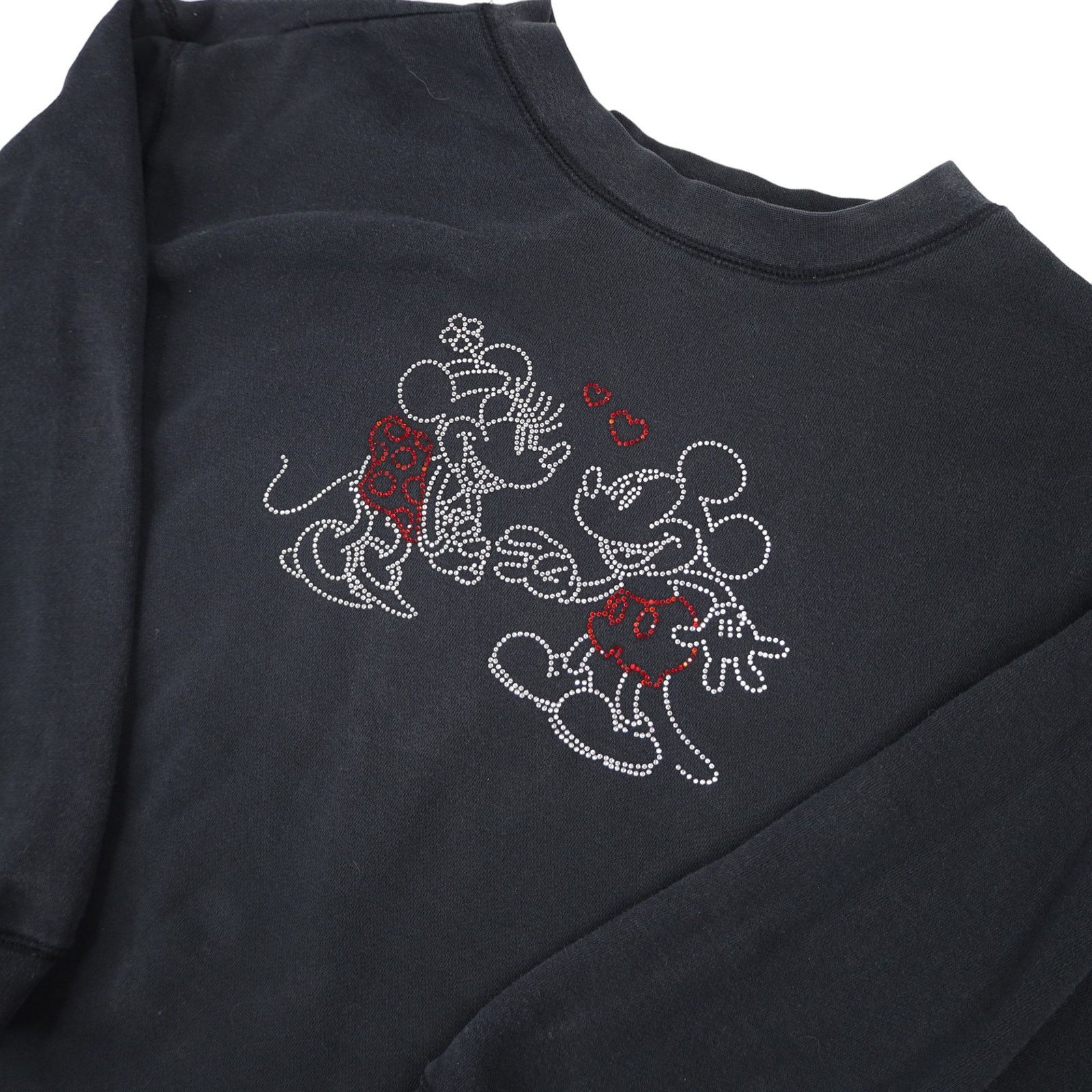 Disney × Vintage Vintage Disney Mickey and Minnie Mouse Rhinestone Sweatshirt Size M / US 6-8 / IT 42-44 - 2 Thumbnail