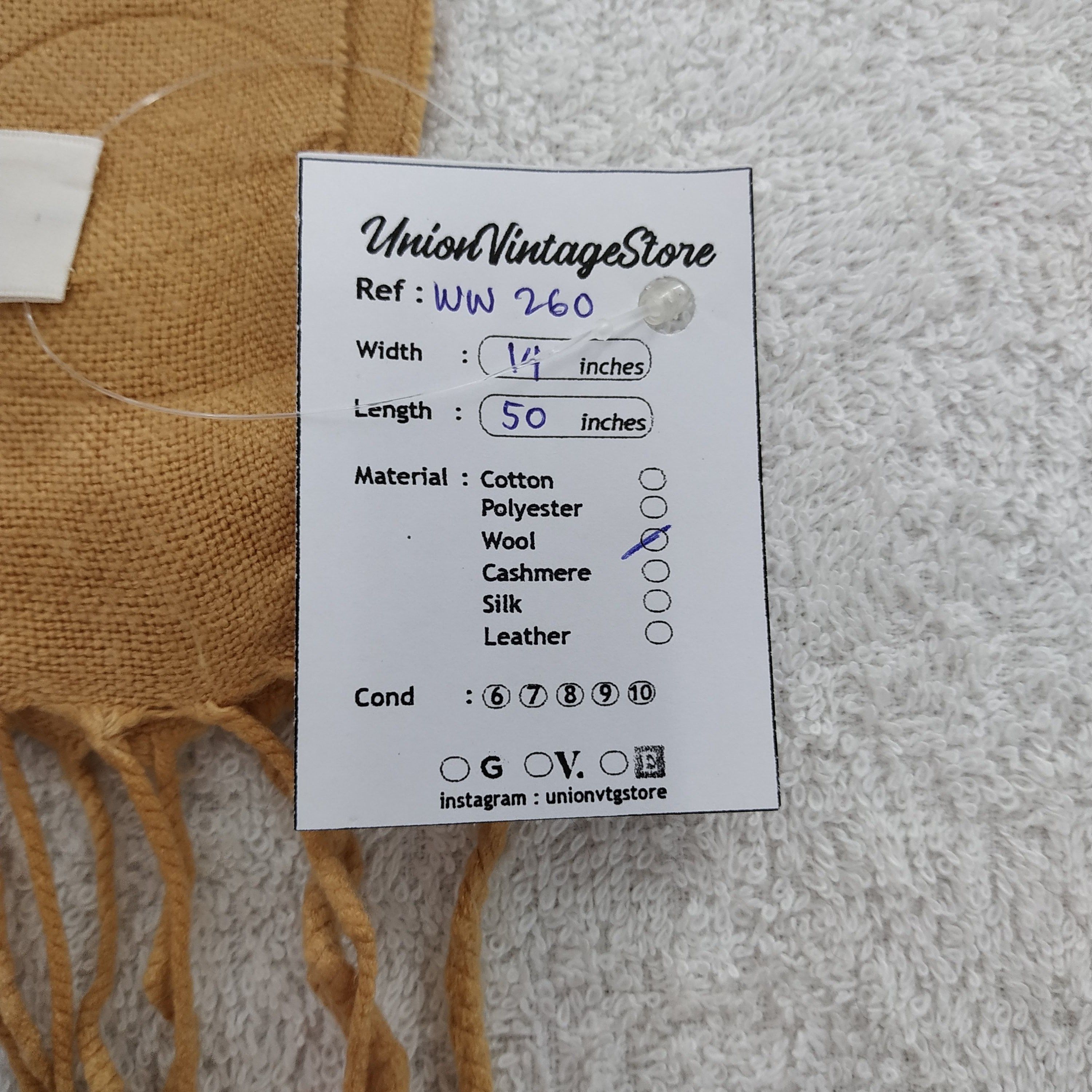 Vintage Yohji Yamamoto Scarf / Muffler / Neckwear - WW260 Size ONE SIZE - 5 Thumbnail