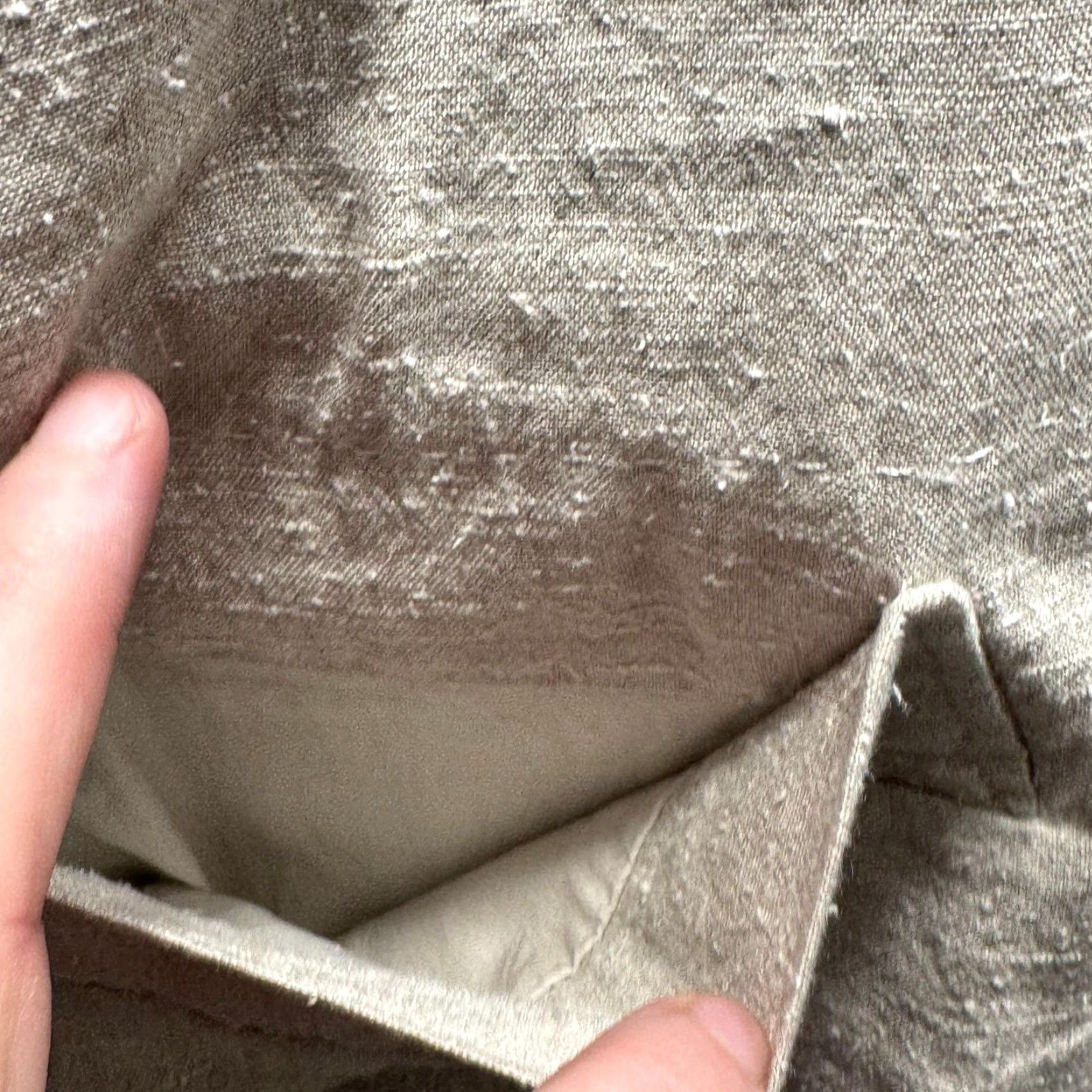 Vintage KristenseN DU NORD Blazer Womens 3 Beige Linen Silk Oversized Jacket Italy Size XS / US 0-2 / IT 36-38 - 3 Thumbnail