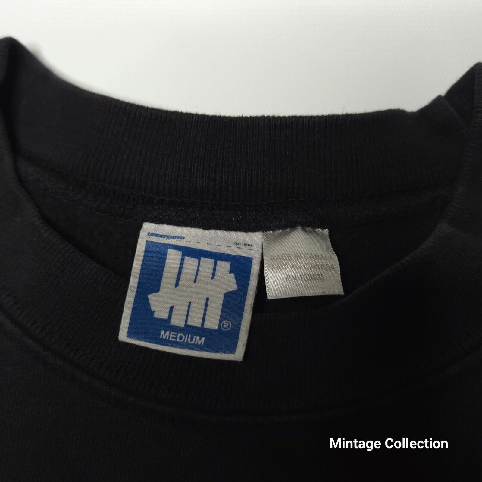 Undefeated VINTAGE UNDEFEATED BLACK HEAVY WEIGHT PULLOVER SWEATSHIRT M Size US M / EU 48-50 / 2 - 3 Thumbnail